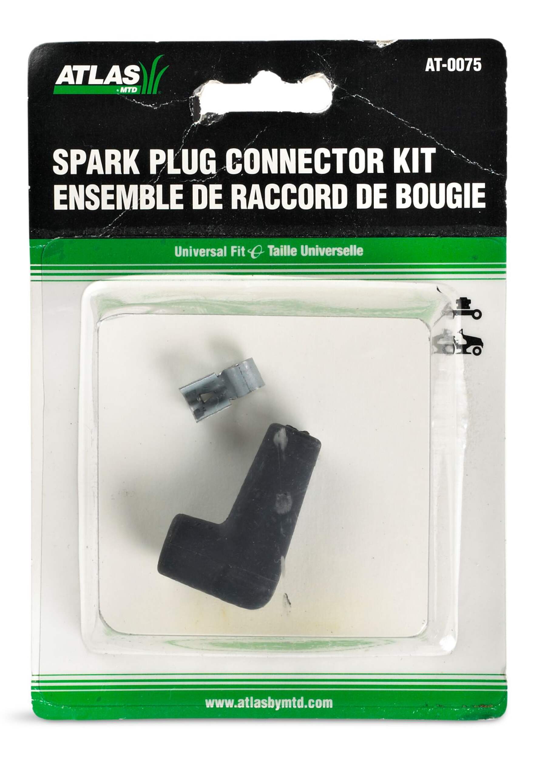 Atlas Lawn Mower Spark Plug Connector Kit, 2-pc. Repairs Spark Plug Wire Connector