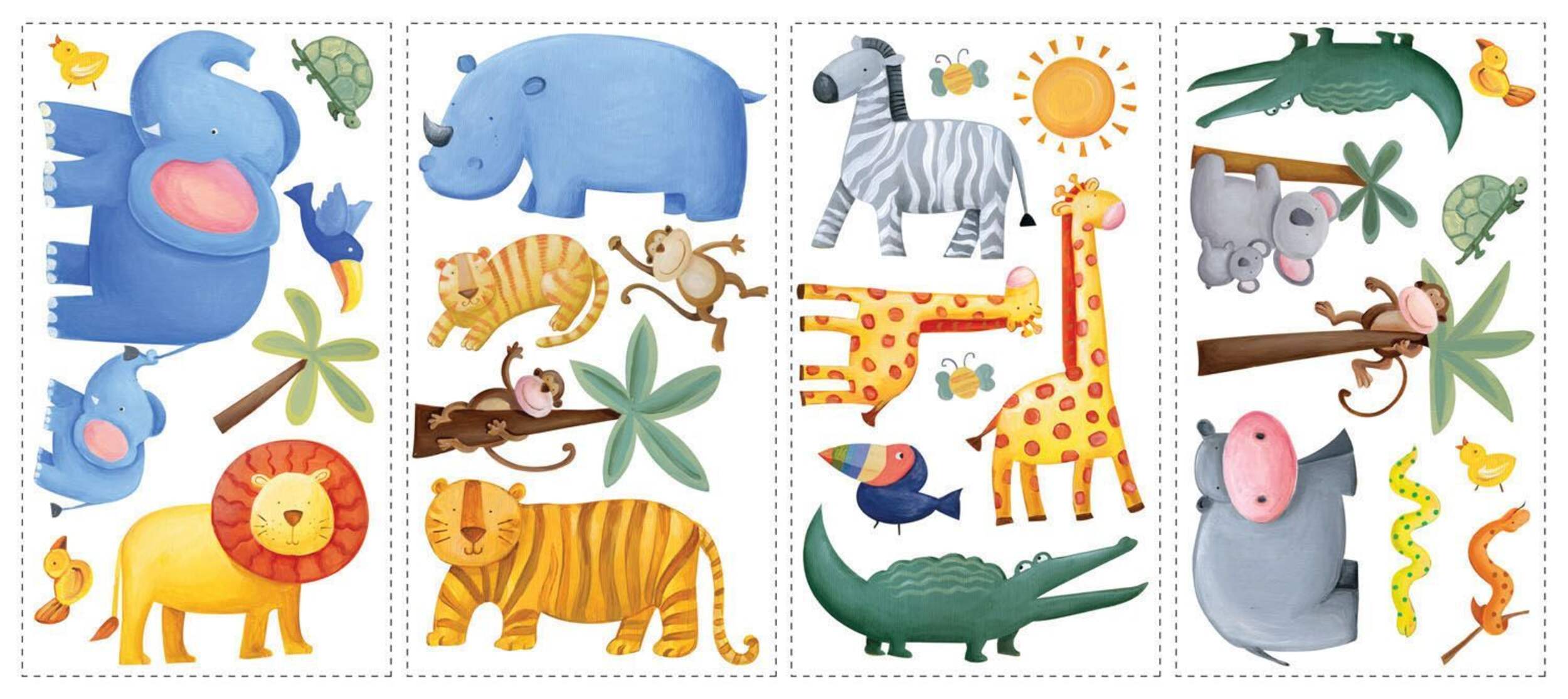 Jungle Adventures Wall Appliques