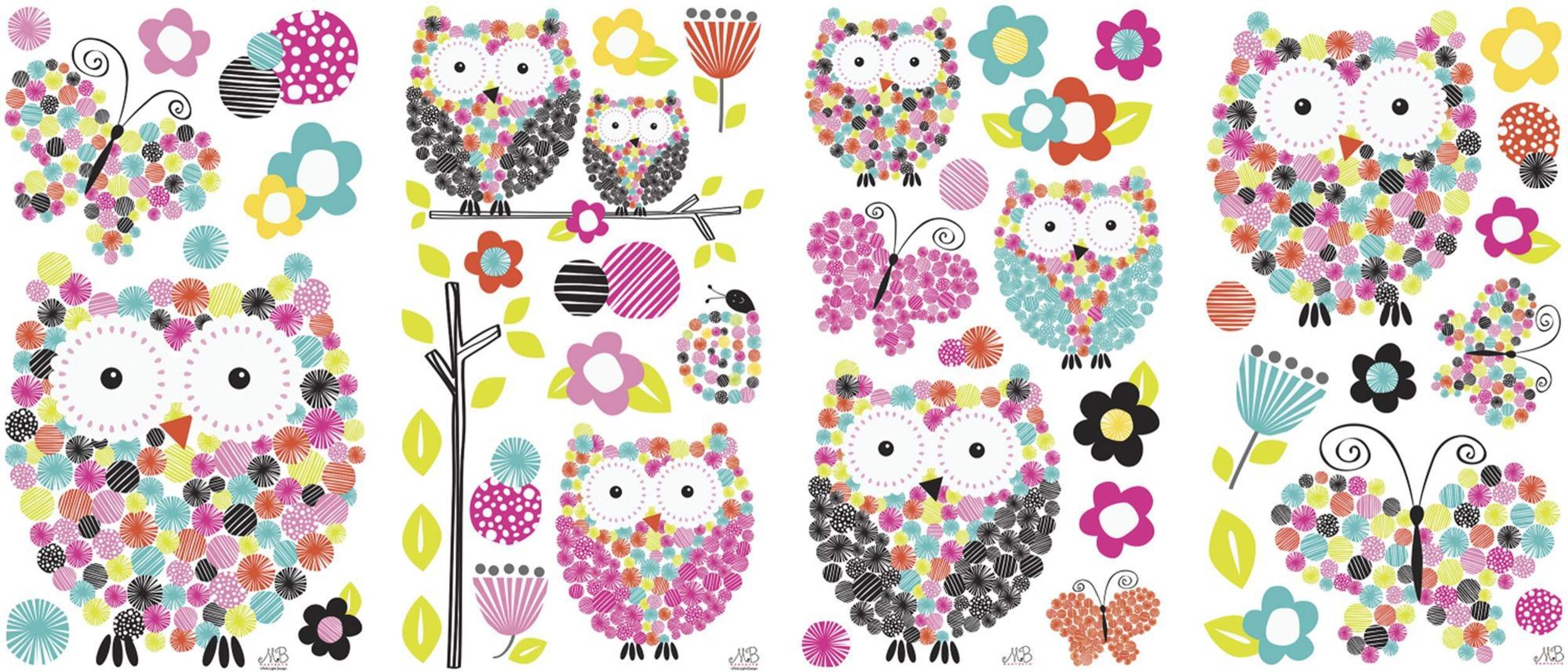 RoomMates Owl Peel & Stick Wall Decals
