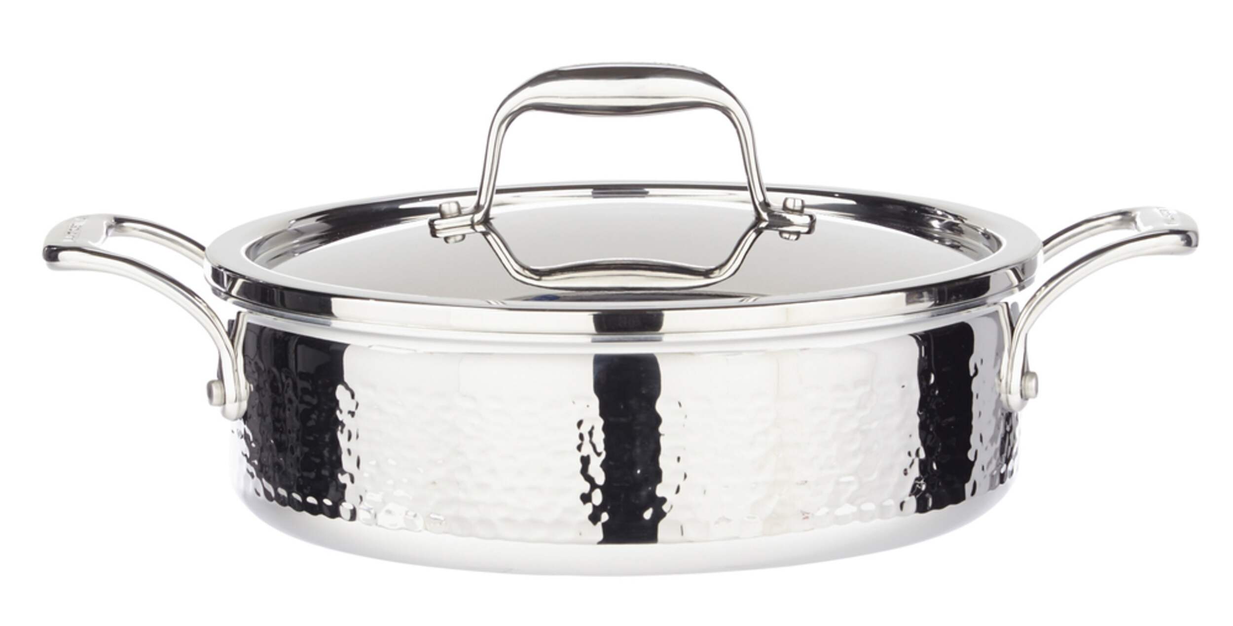 Lagostina Artiste-Clad Hand Hammered Braiser, 4-qt