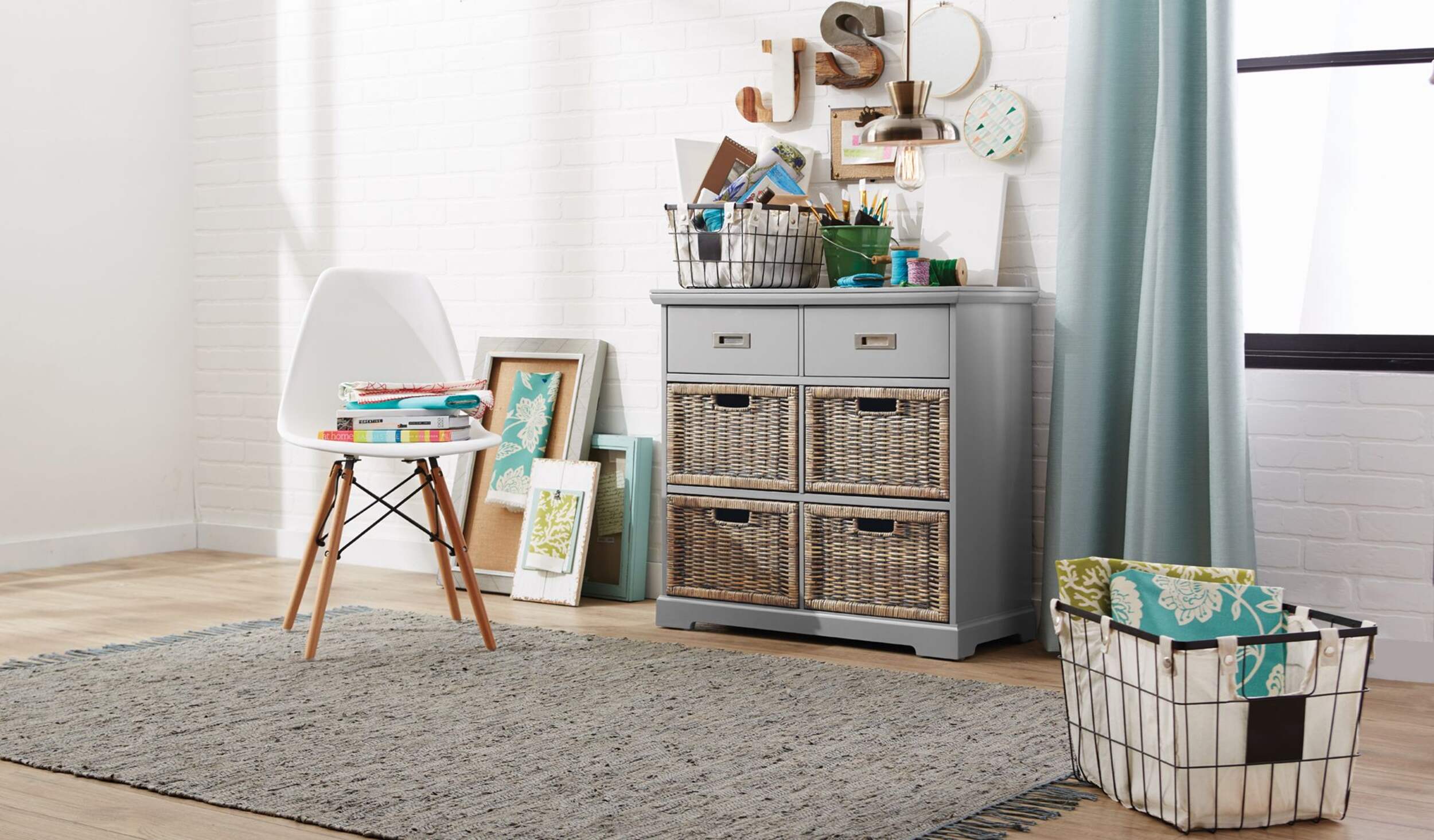 CANVAS Easton 6-Drawer Cabinet, Grey