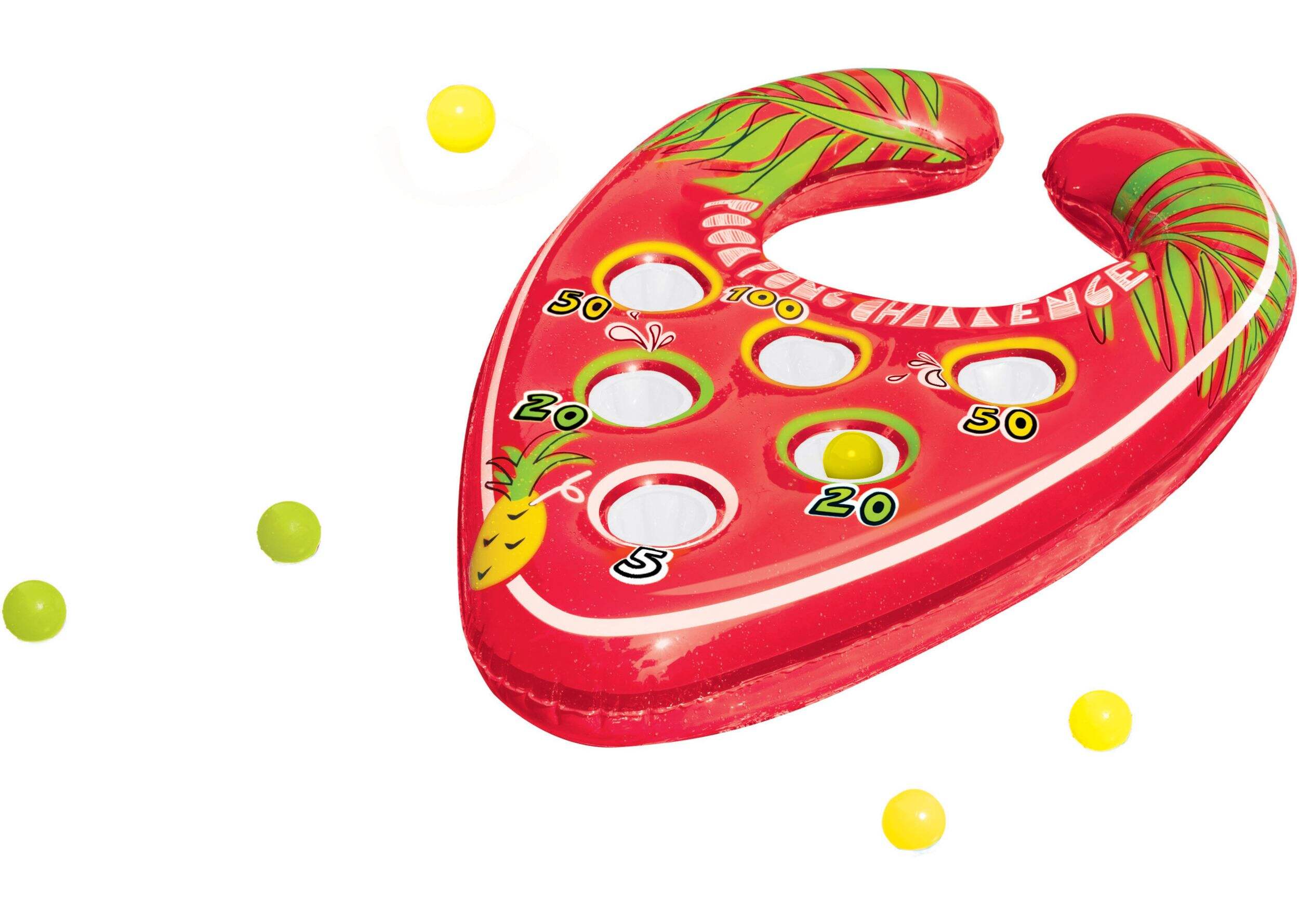 Banzai Inflatable Pool Pong Throwing Game, 42 x 28-in