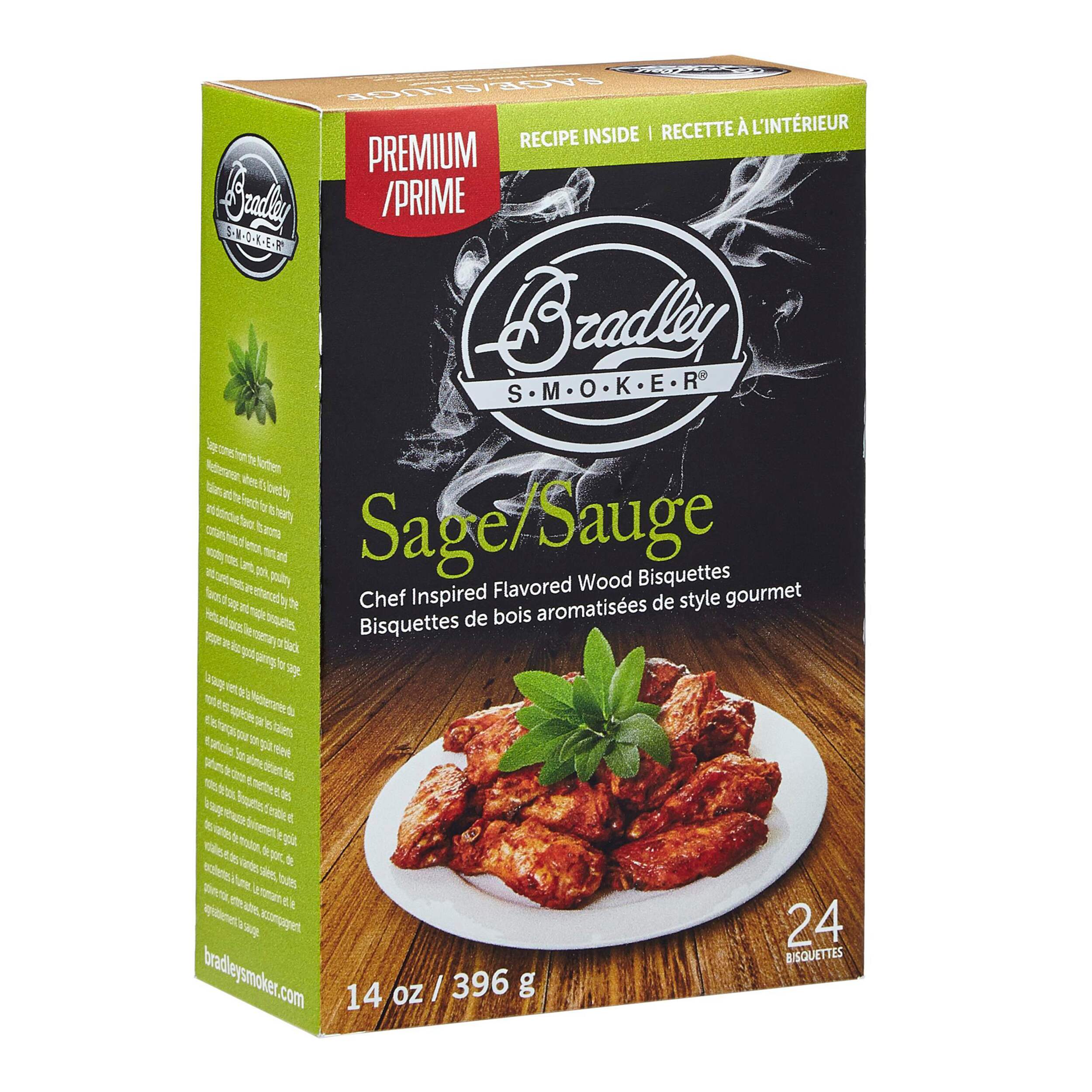 Bradley Sage Smoker Bisquettes, 24-pk