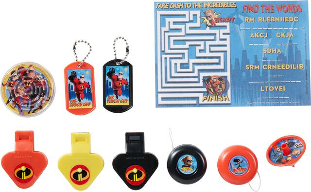 Disney Incredibles 2 Birthday Party Favour Pack, 48-pc