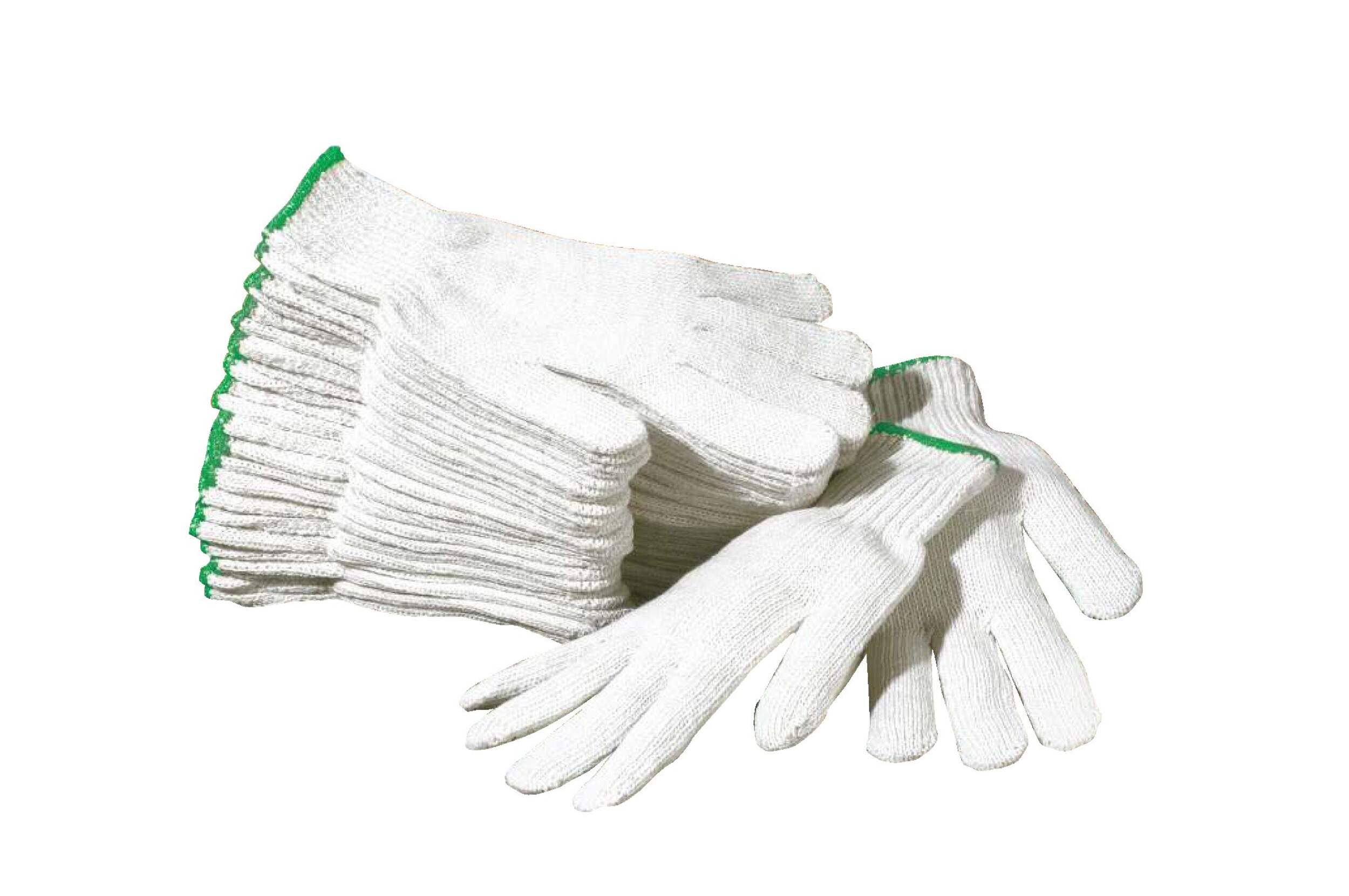 Certified Bricklayer Cotton-Blend Unisex Work Gloves, One Size Fits Most, Beige, 12-pk