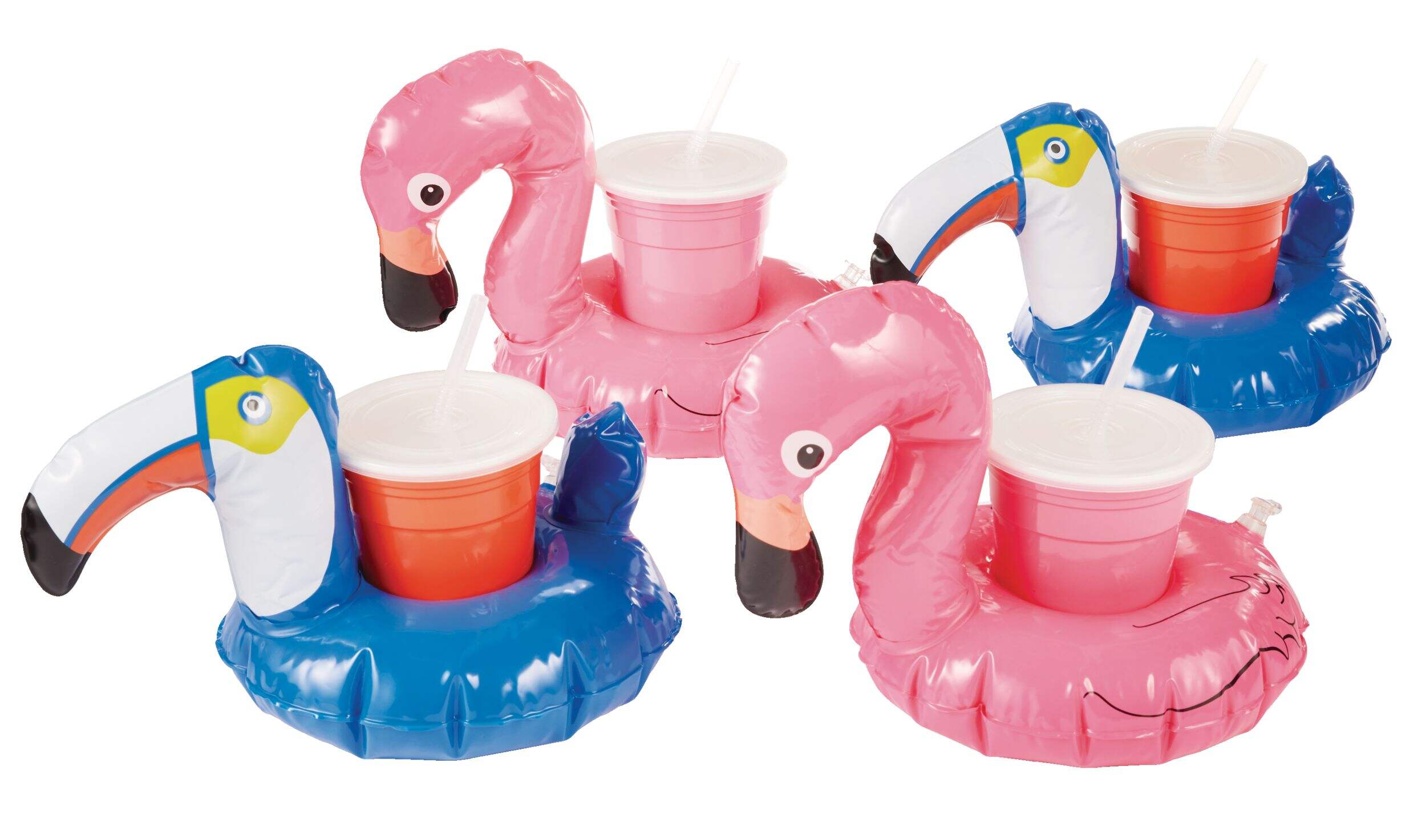 For Living Inflatable Drink Floaties/Cup Holders, Assorted