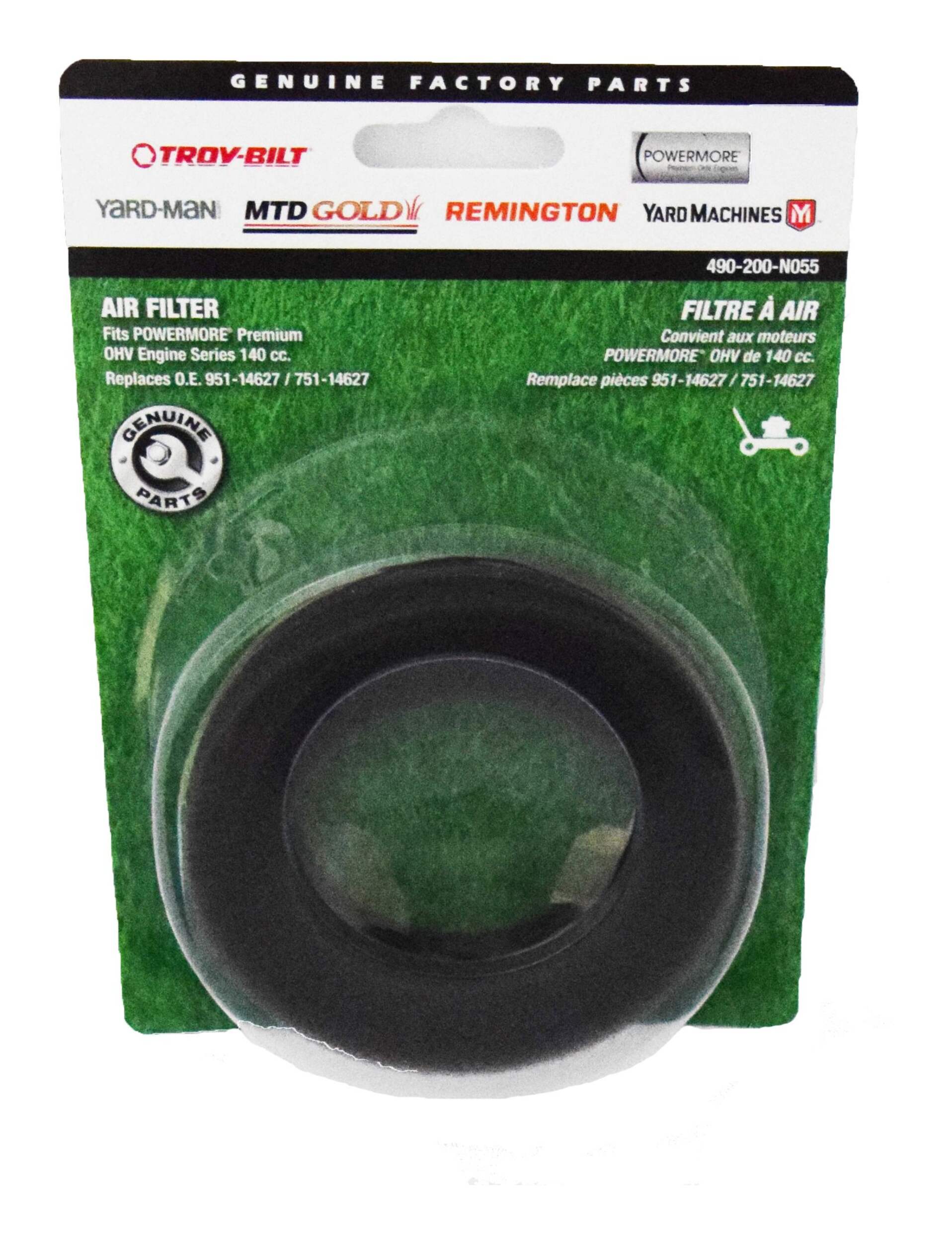 Atlas MTD Lawn Tractor Replacement Foam Air Filter for PowermoreÃÂ® 140cc Engines