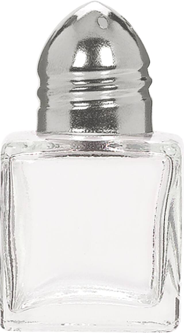 Mini Plastic Salt & Pepper Shakers for Birthday, Party, Anniversary, Clear, 1/2-oz, 12-pk