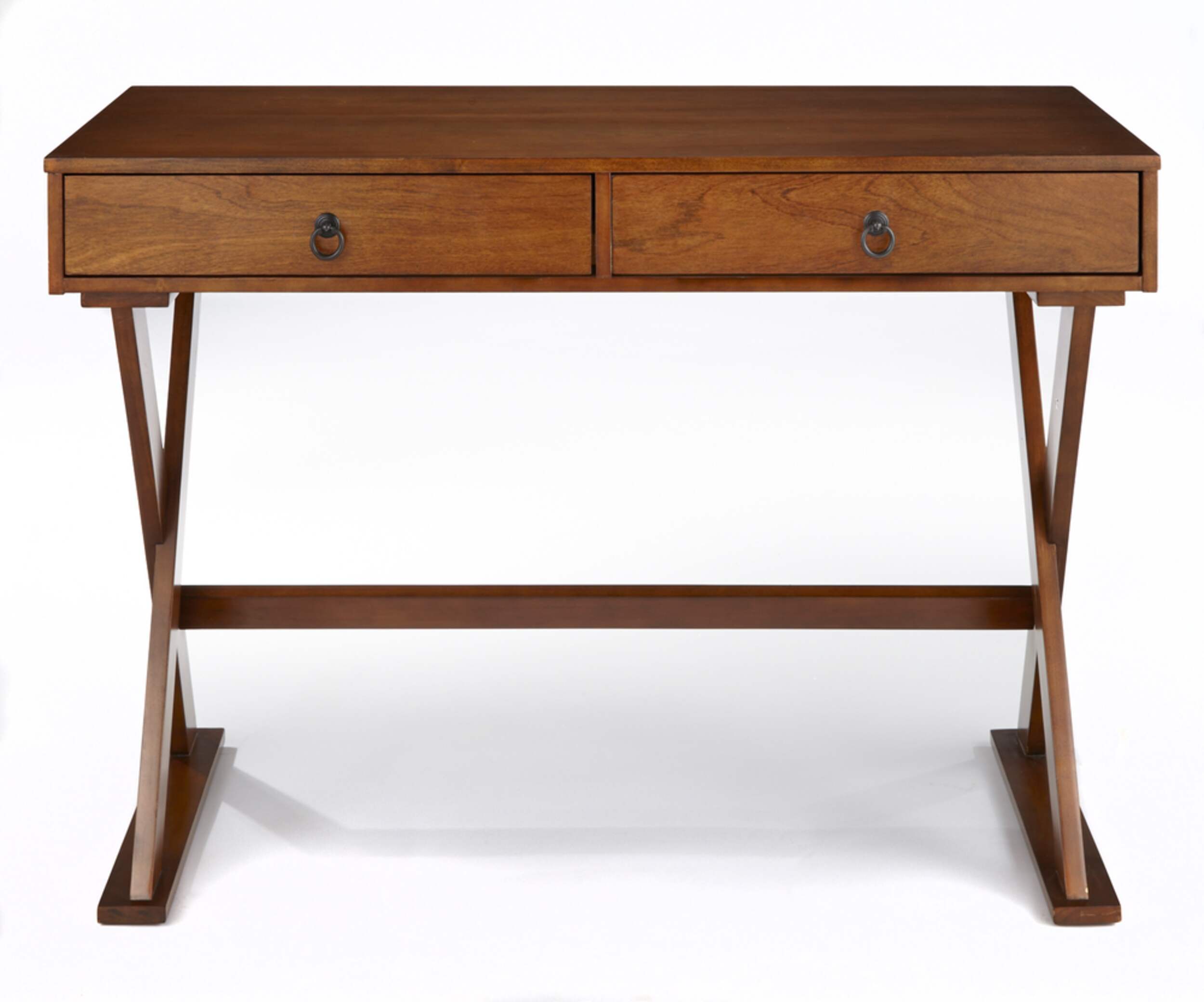 CANVAS Xavier Campaign Desk with 2 Drawers