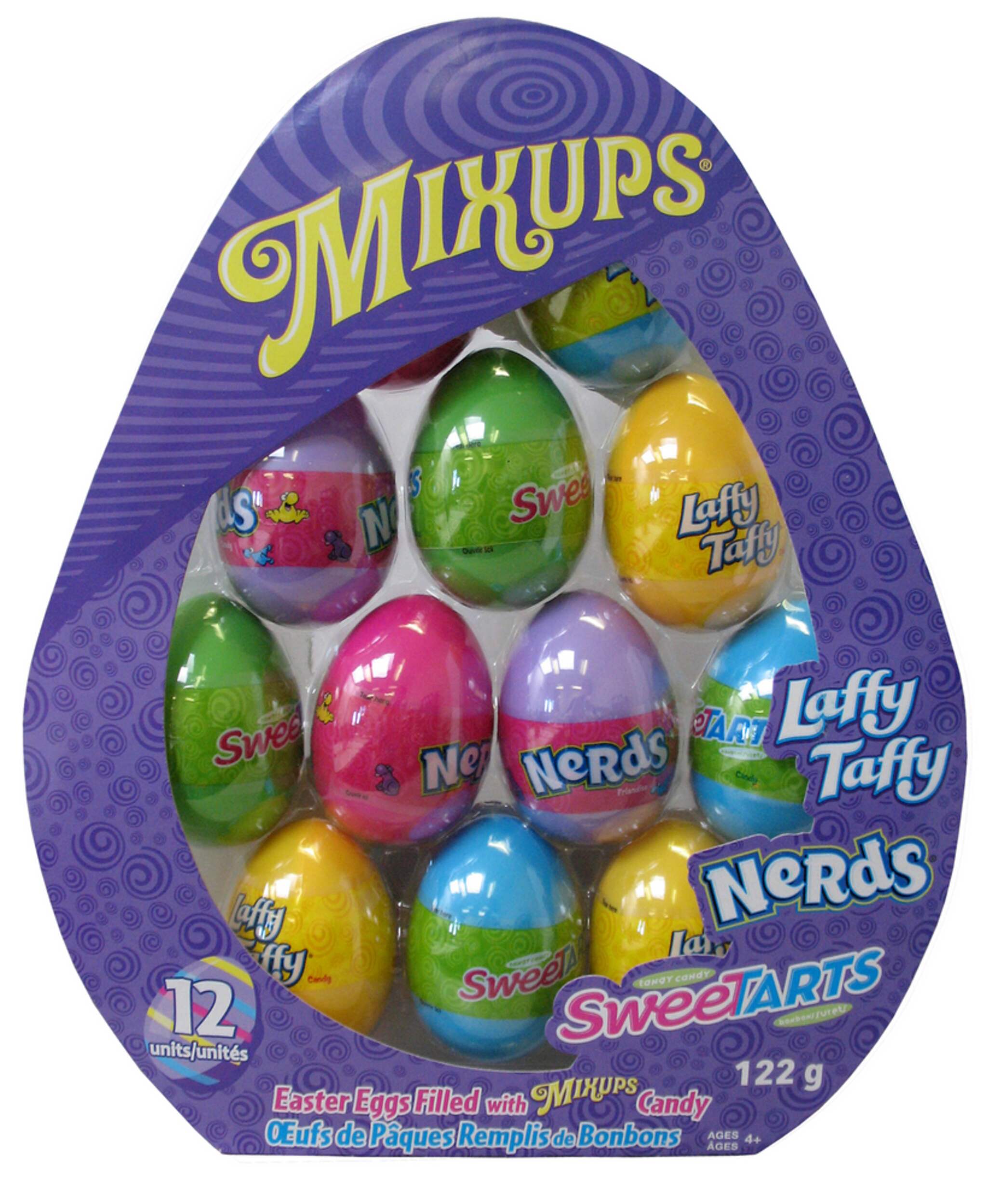 WonkaMixups Candy Easter Eggs,12-pk