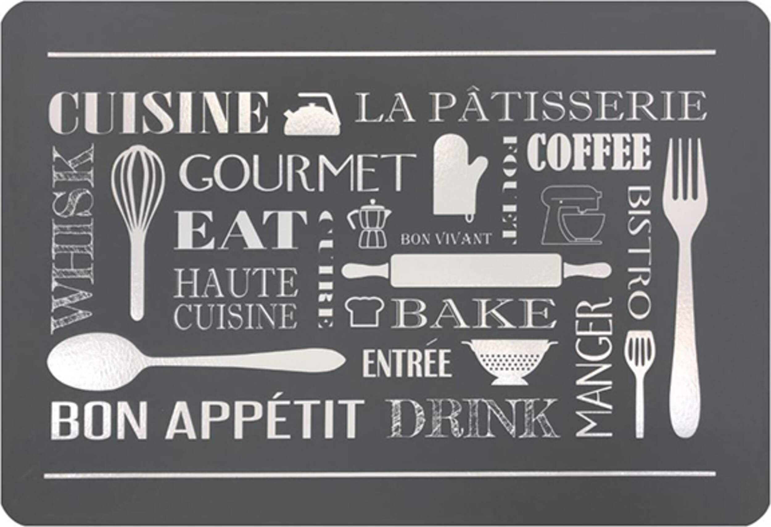CANVAS Fermont Rectangle Vinyl Placemats, 13-in x 19-in, 4-pk