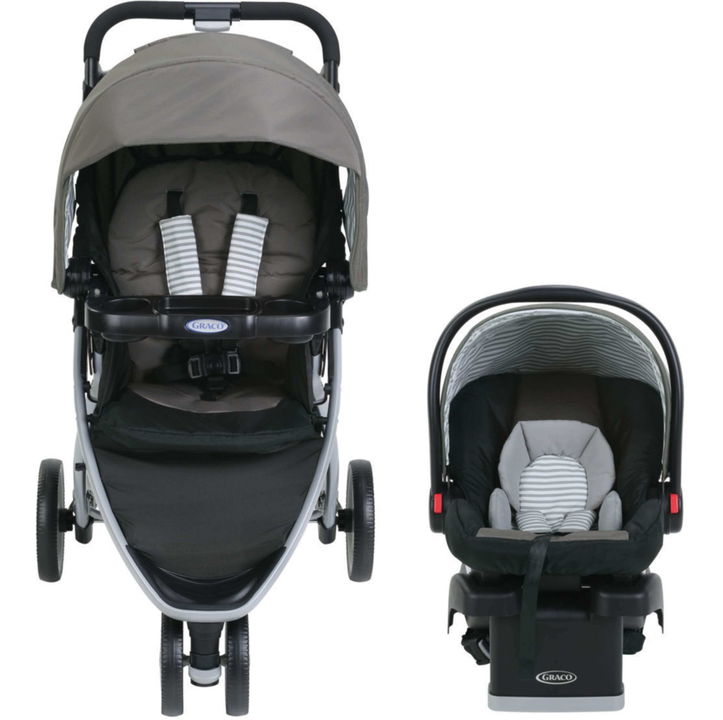 Graco Pace Travel System with SnugRide Click Connect 30 LX Infant Car Seat