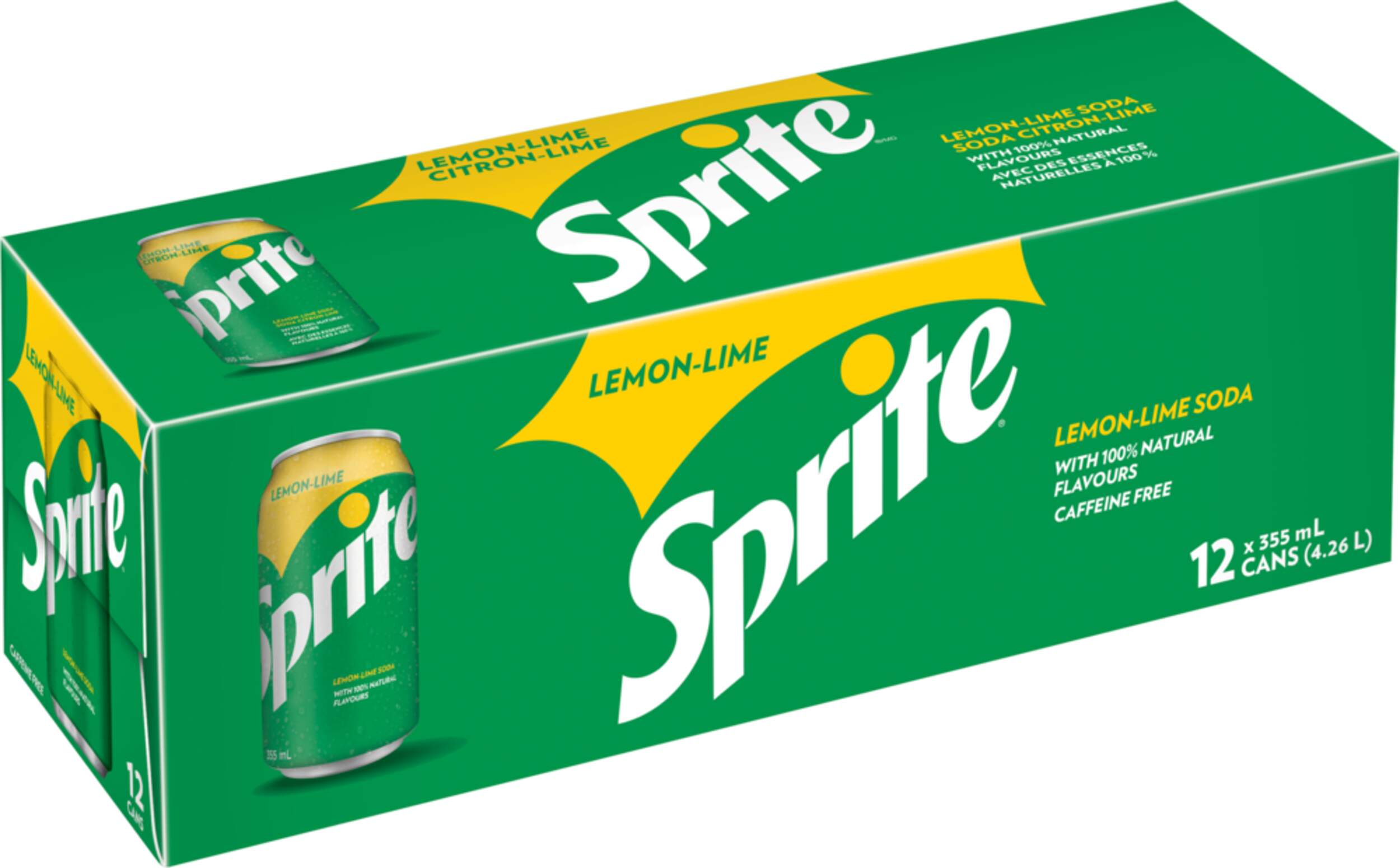 Sprite Lemon Lime Soda, 12 x 355-ml