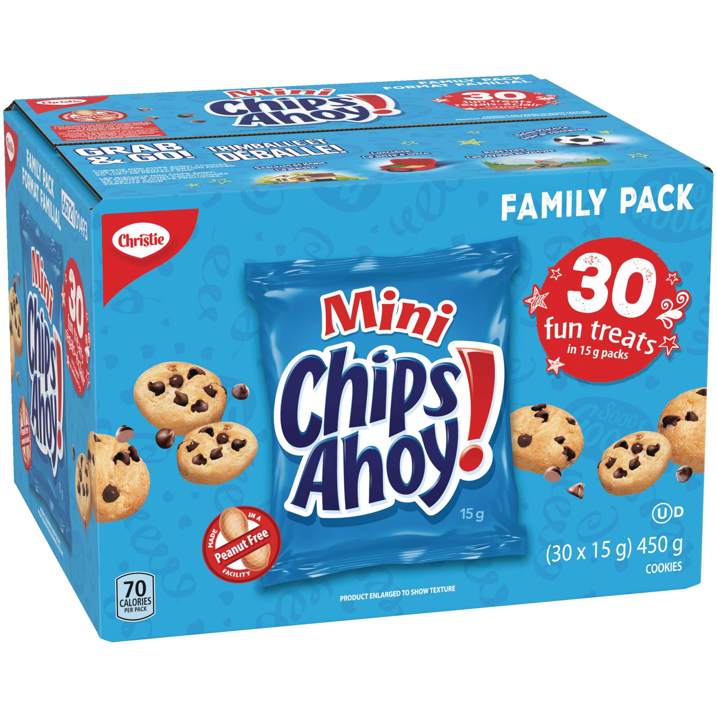 Christie Mini Chips Ahoy! Family Pack, 30-pc