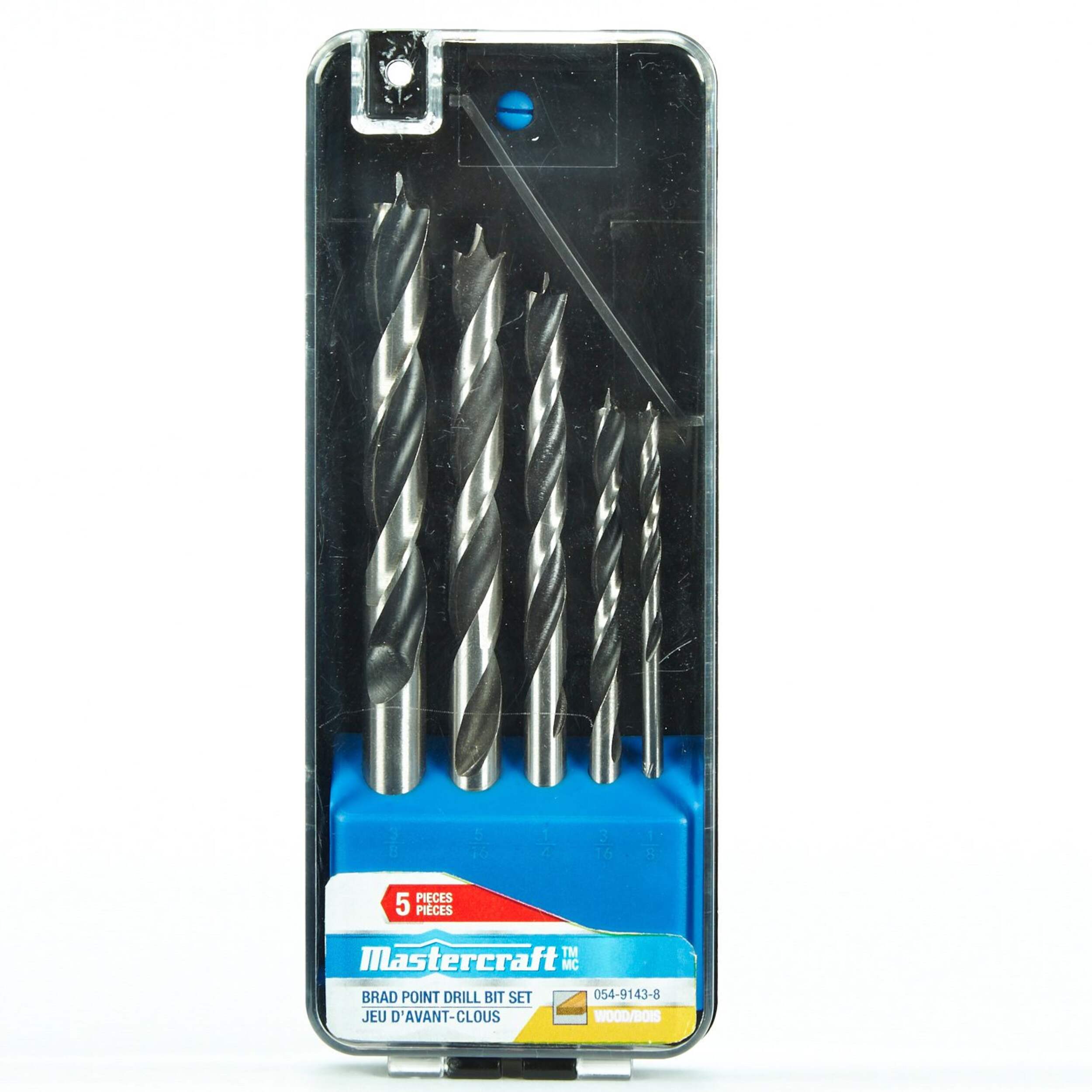 Mastercraft Brad Point Drill 5-piece Bit Set