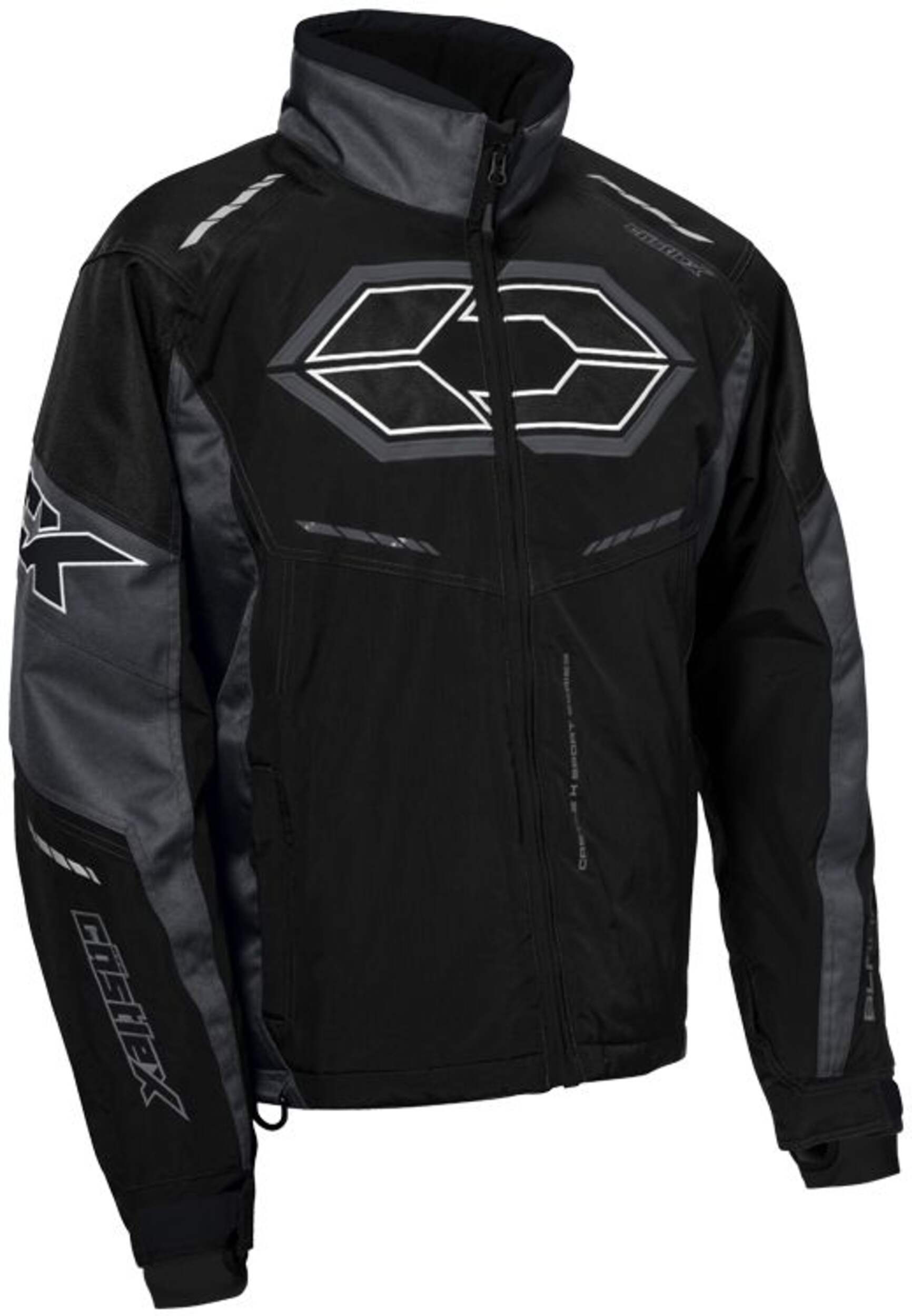 Castle Blade G4 Men's Snowmobile Winter Jacket, Black/ Charcoal, Assorted Sizes