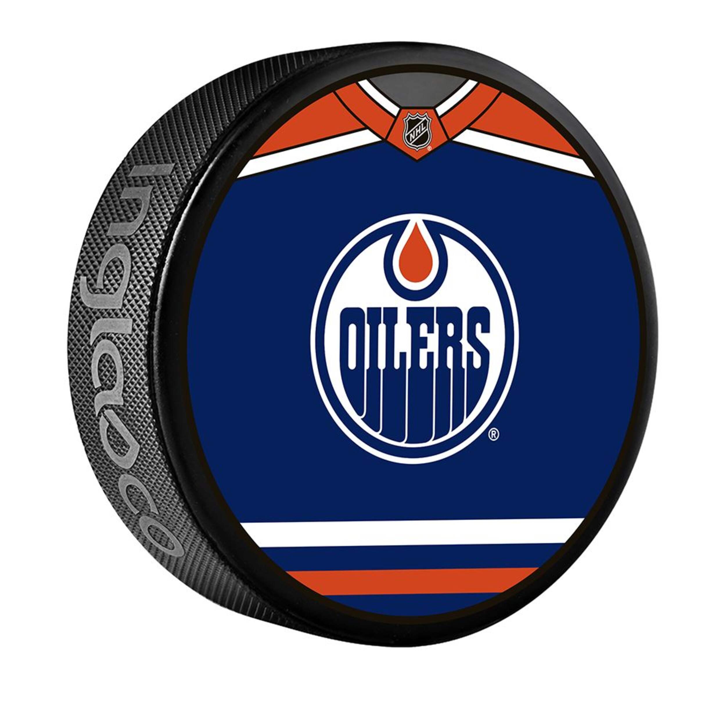 NHL Edmonton Oilers Souvenir Hockey Puck, 6-oz 1 NHL Edmonton Oilers Souvenir Hockey Puck, 6-oz