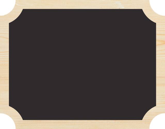 DIY Customizable Chalkboard Stand Easel Sign Decorations, Black, 12-in, 2-pk, for Birthday/Graduation/Wedding
