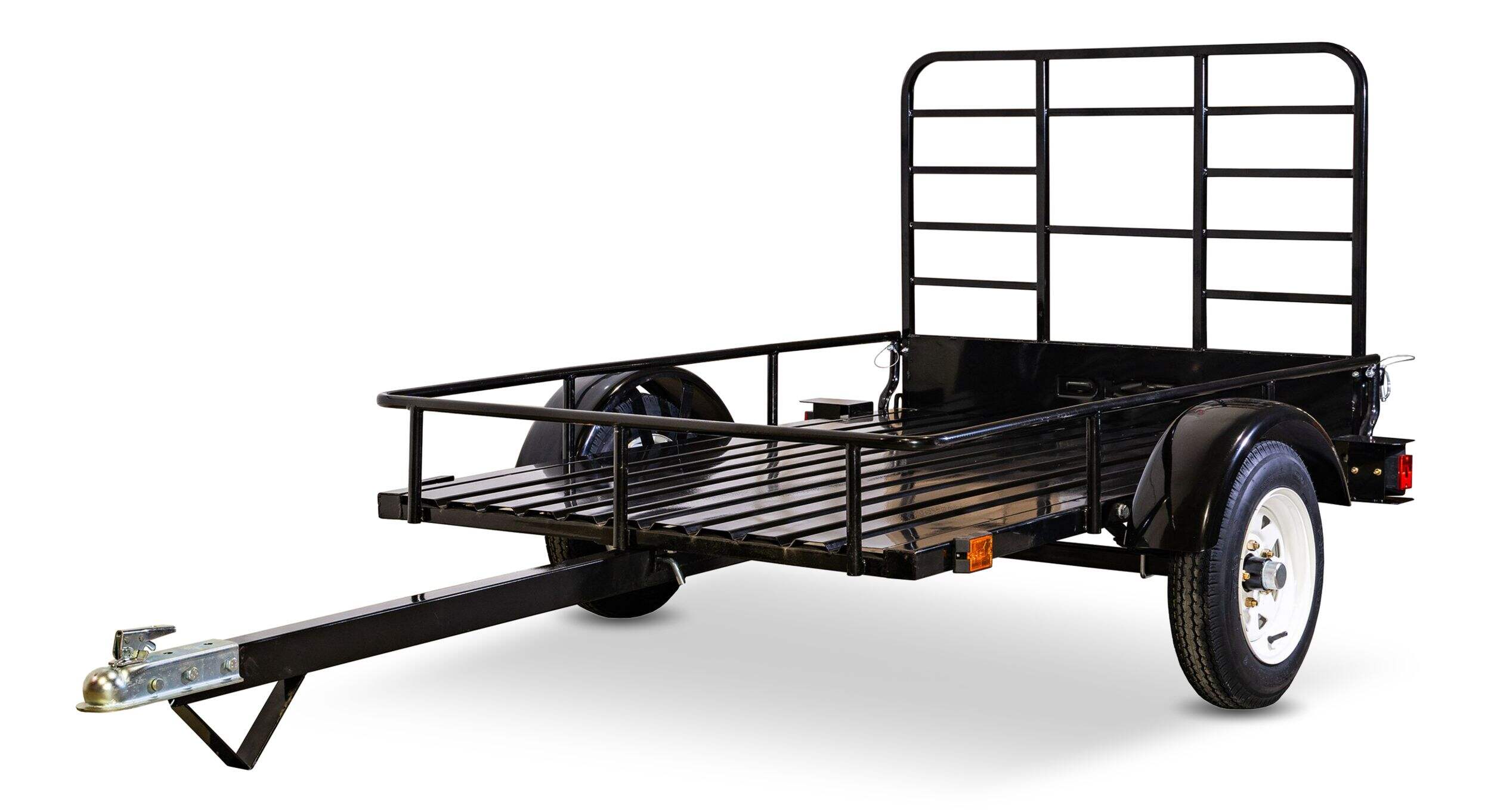 Detail K2 Mighty Open Rail Multi-Utility Trailer In A Box, 4-ft x 6-ft, Unassembled Trailer