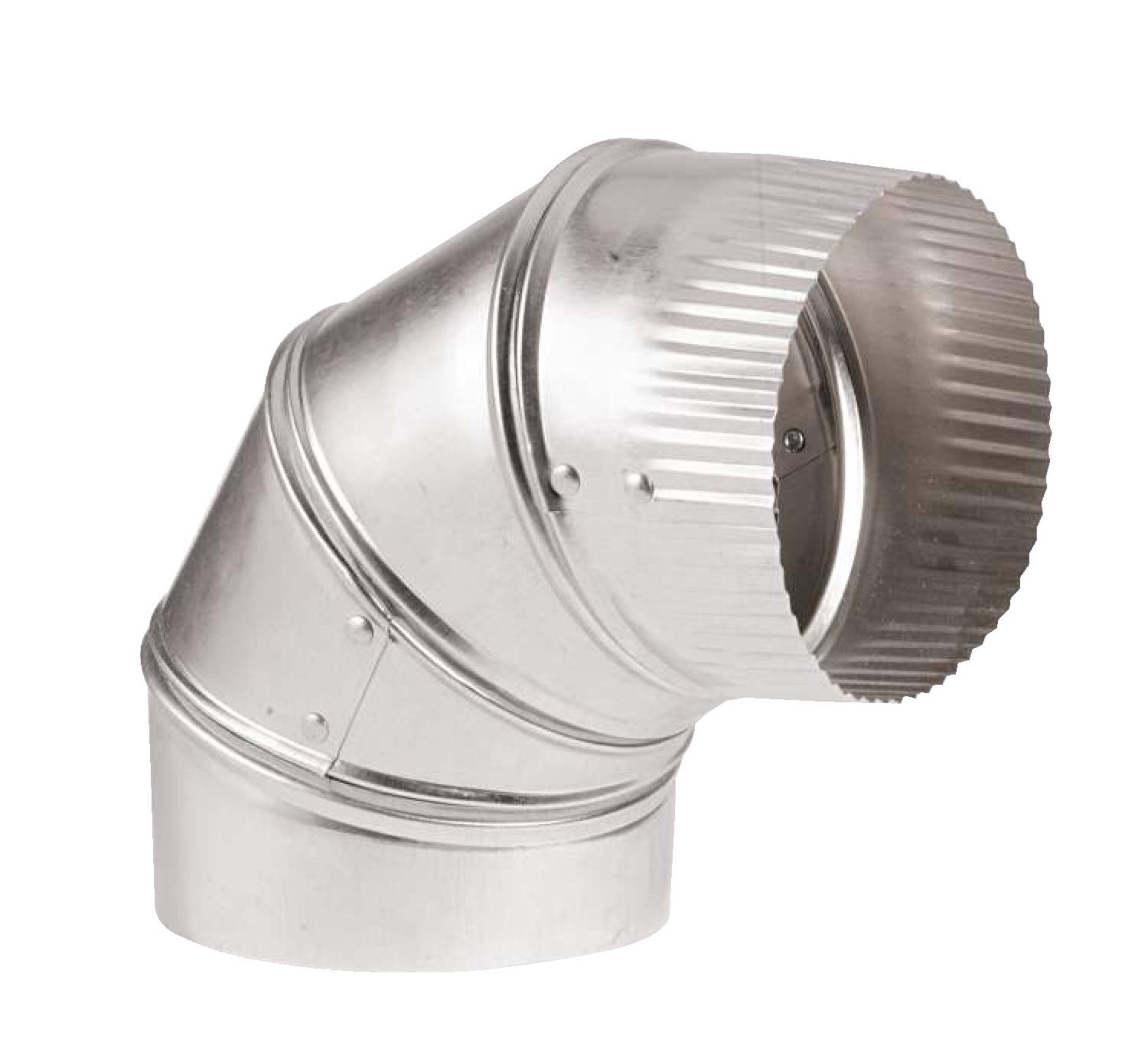 Dundas Jafine E4E Heavy Duty Adjustable Aluminum Elbow, 4-in