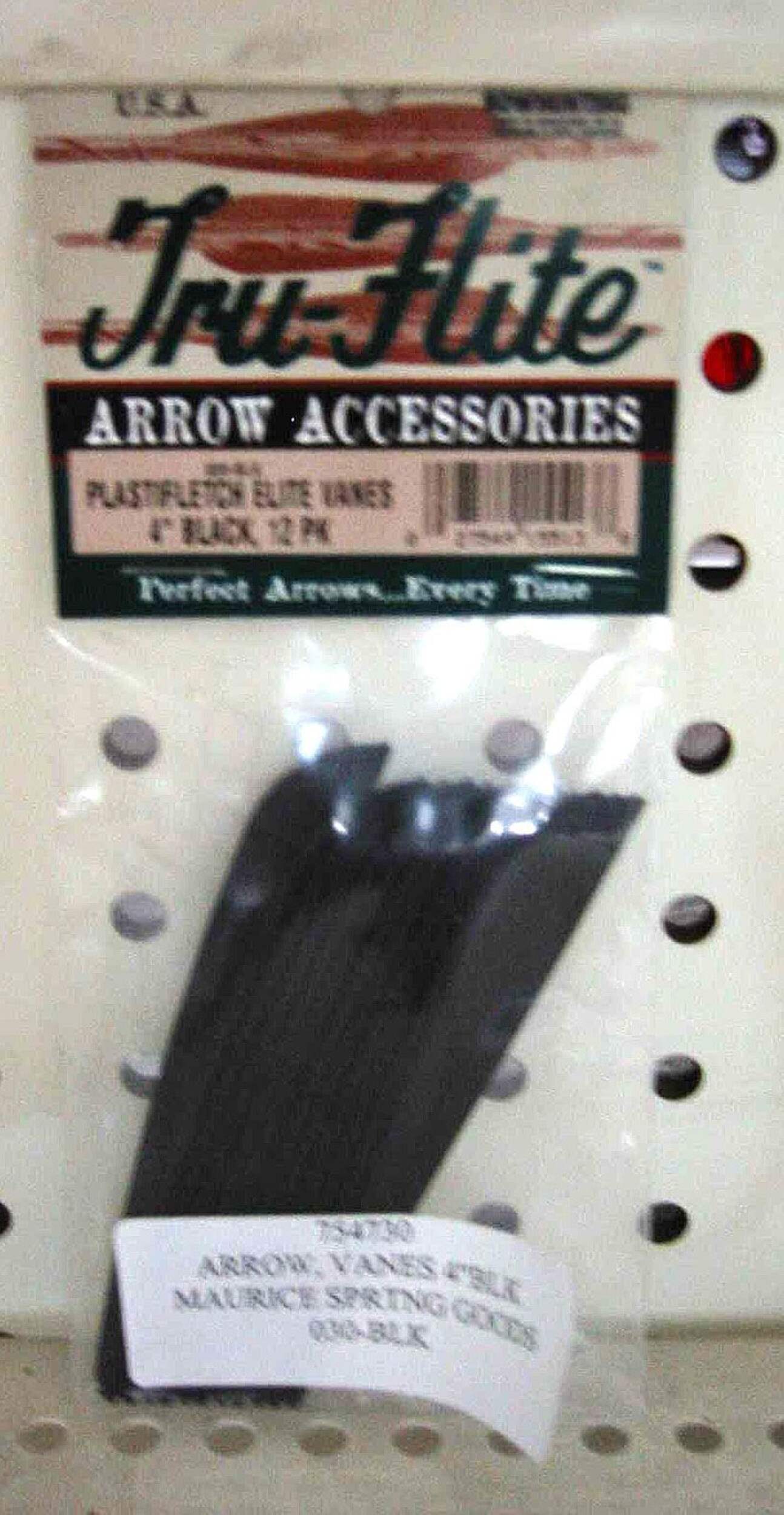 Allen Arrow Vanes, 4-in, Black