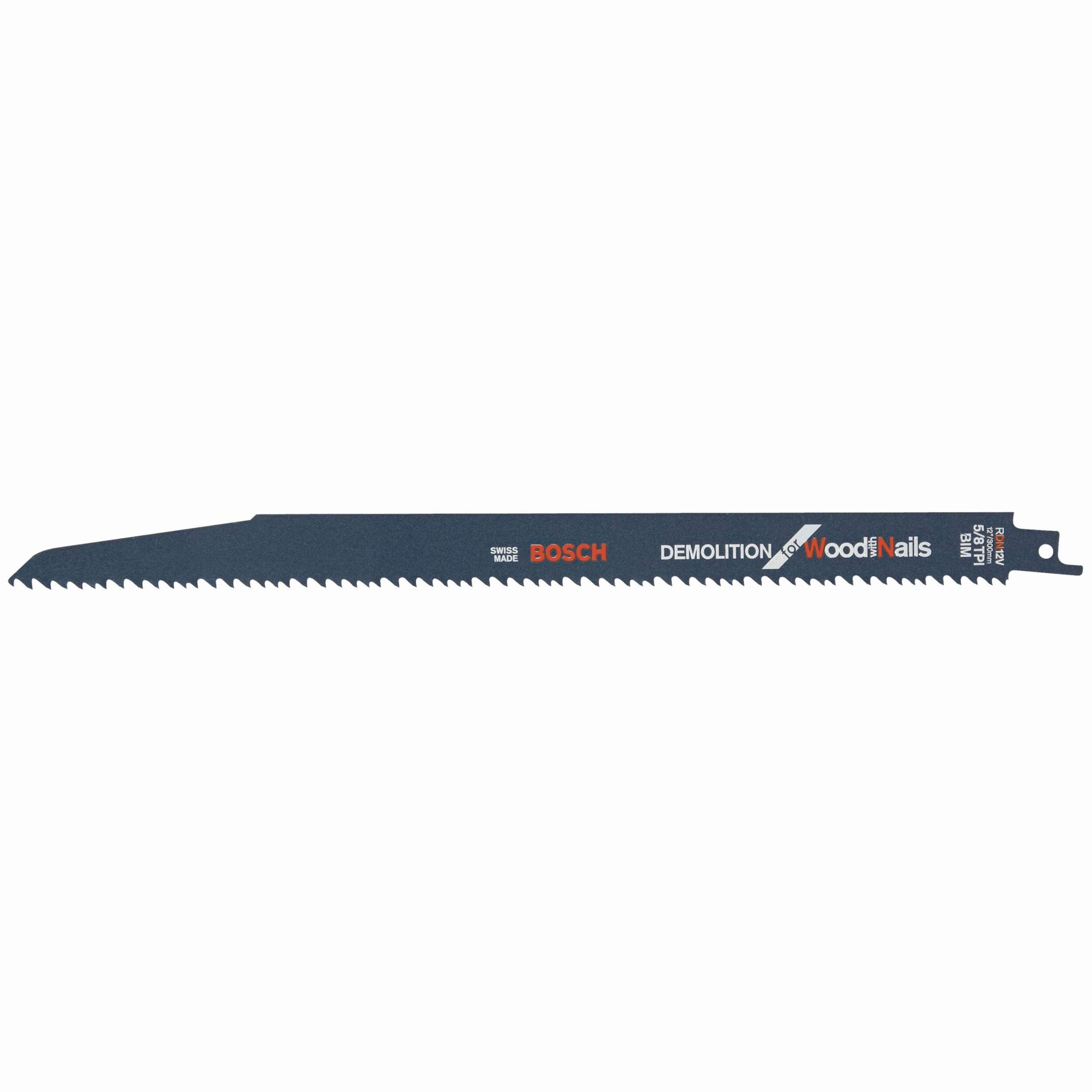 Bosch All-Purpose Demolition Reciprocating Saw Blade, 5/8 TPI
