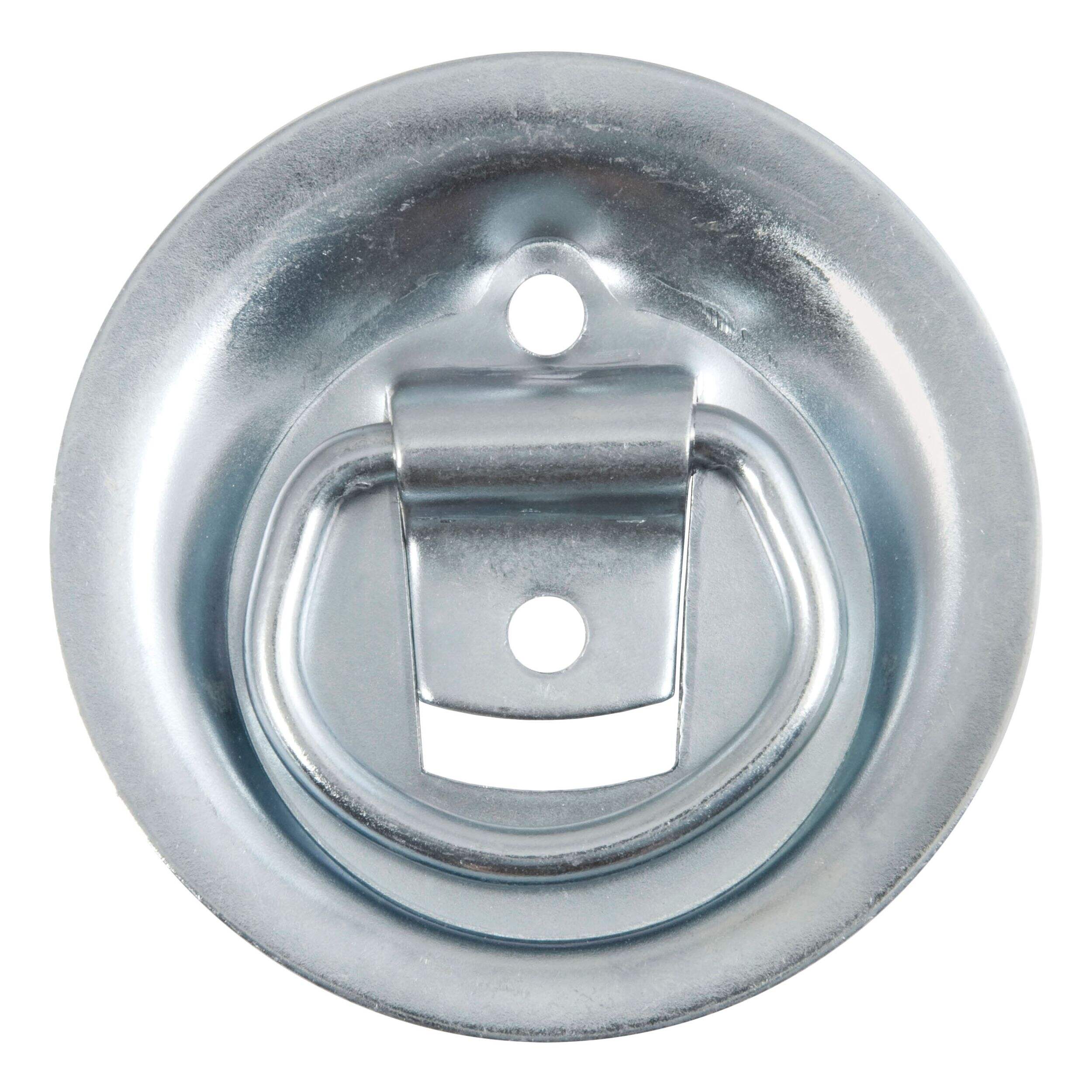 CURT 1-1/8-in x 1-5/8-in Recessed Tie-Down Ring (1000-lb, Clear Zinc)