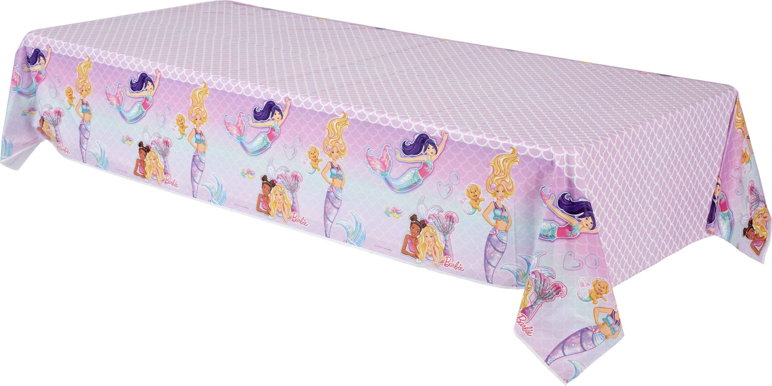 Barbie Mermaid Plastic Party Table Cover