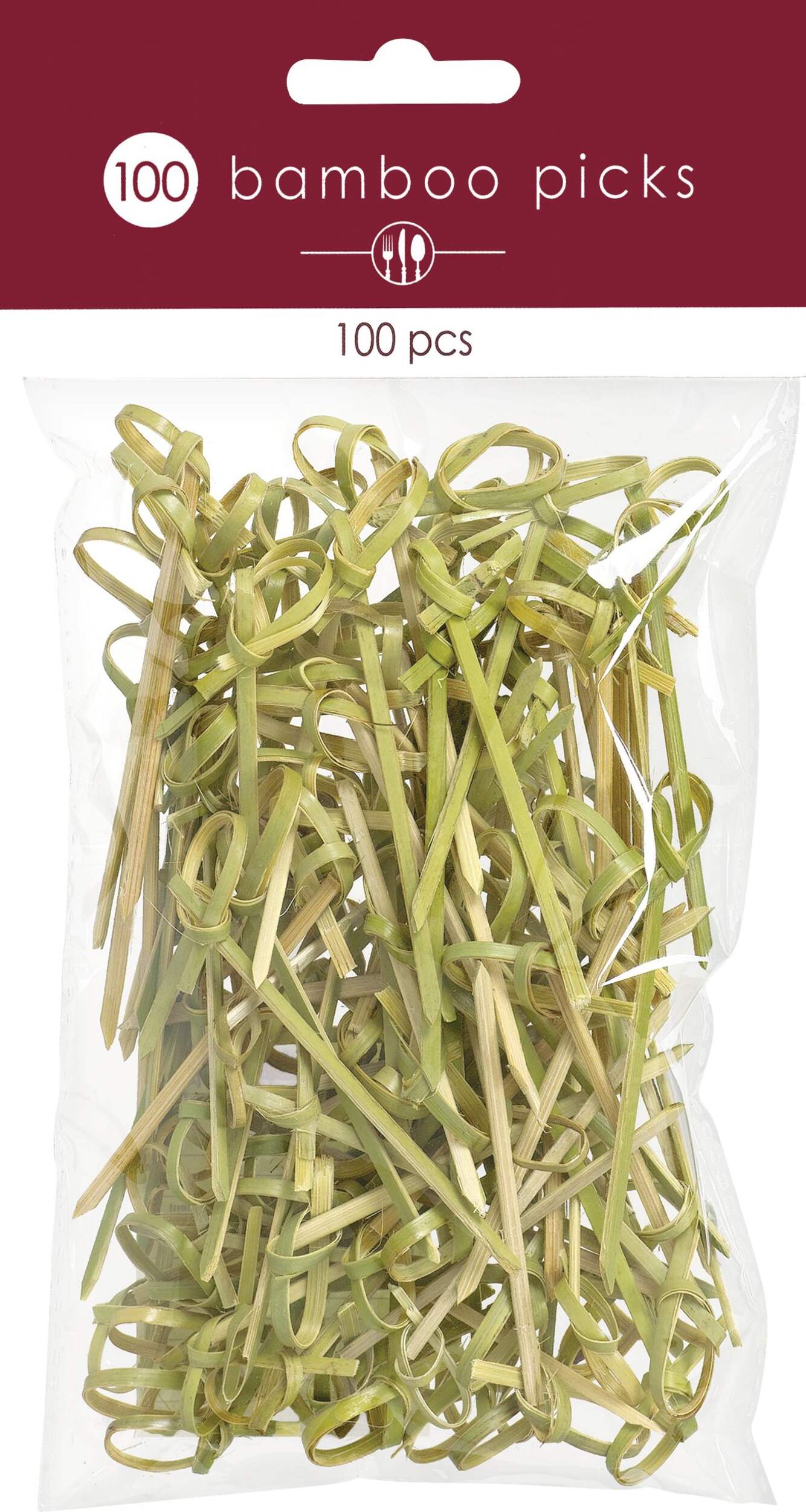 Bamboo Knot Cocktail Party Picks, Birthdays, Anniversaries, more, 100-pk