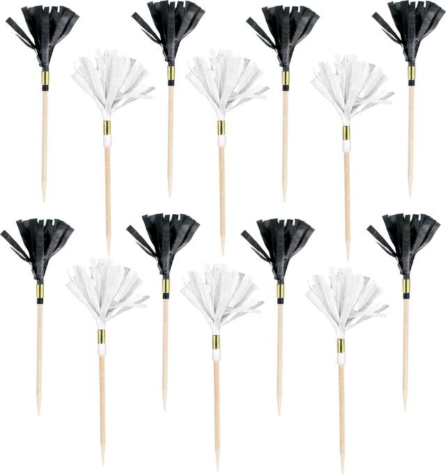 Bright Fringe Party Picks, 24-pk
