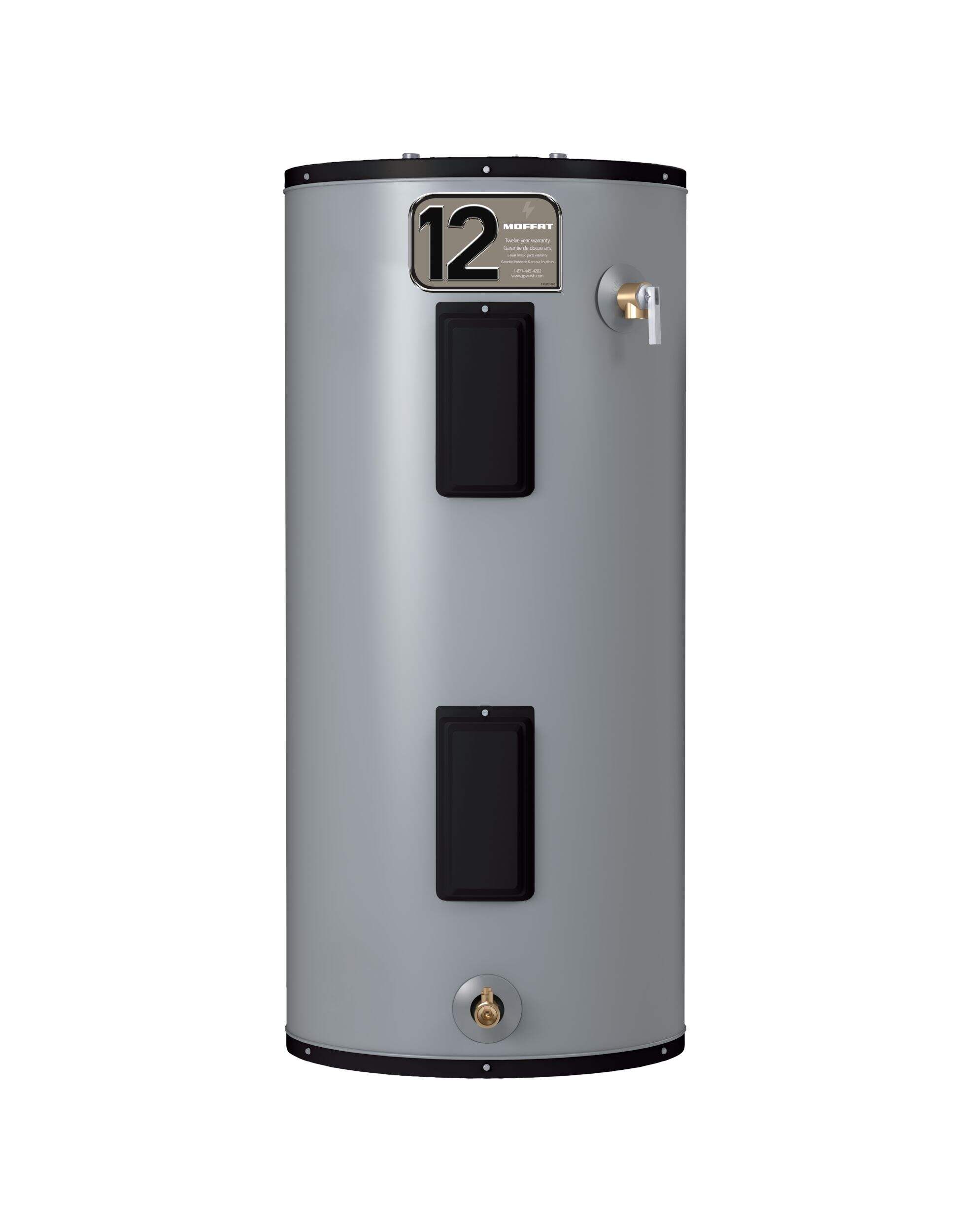 Moffat G1250SDE-45 4500W 182-L Top-Entry Electric Water Heater, Metallic