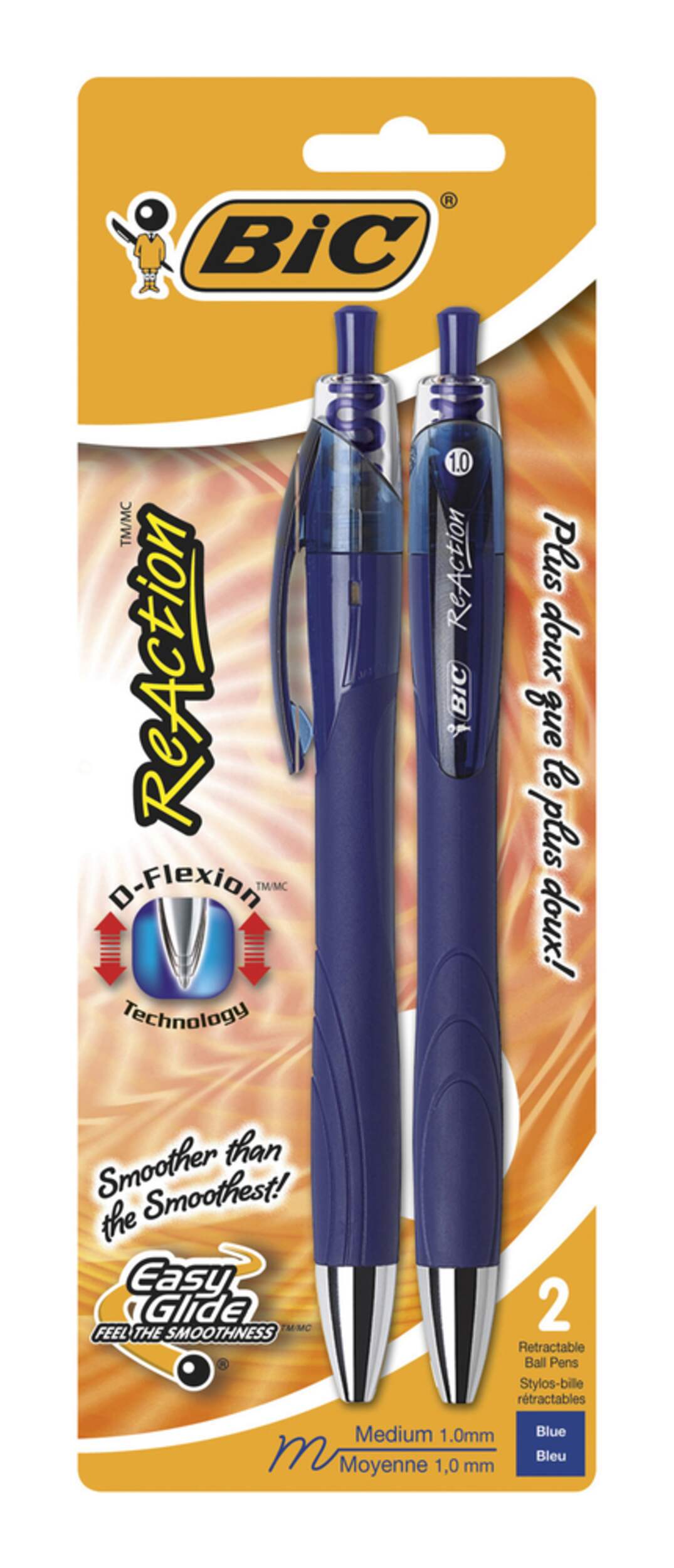 Bic ReAction Ballpoint Pens, 2-pk