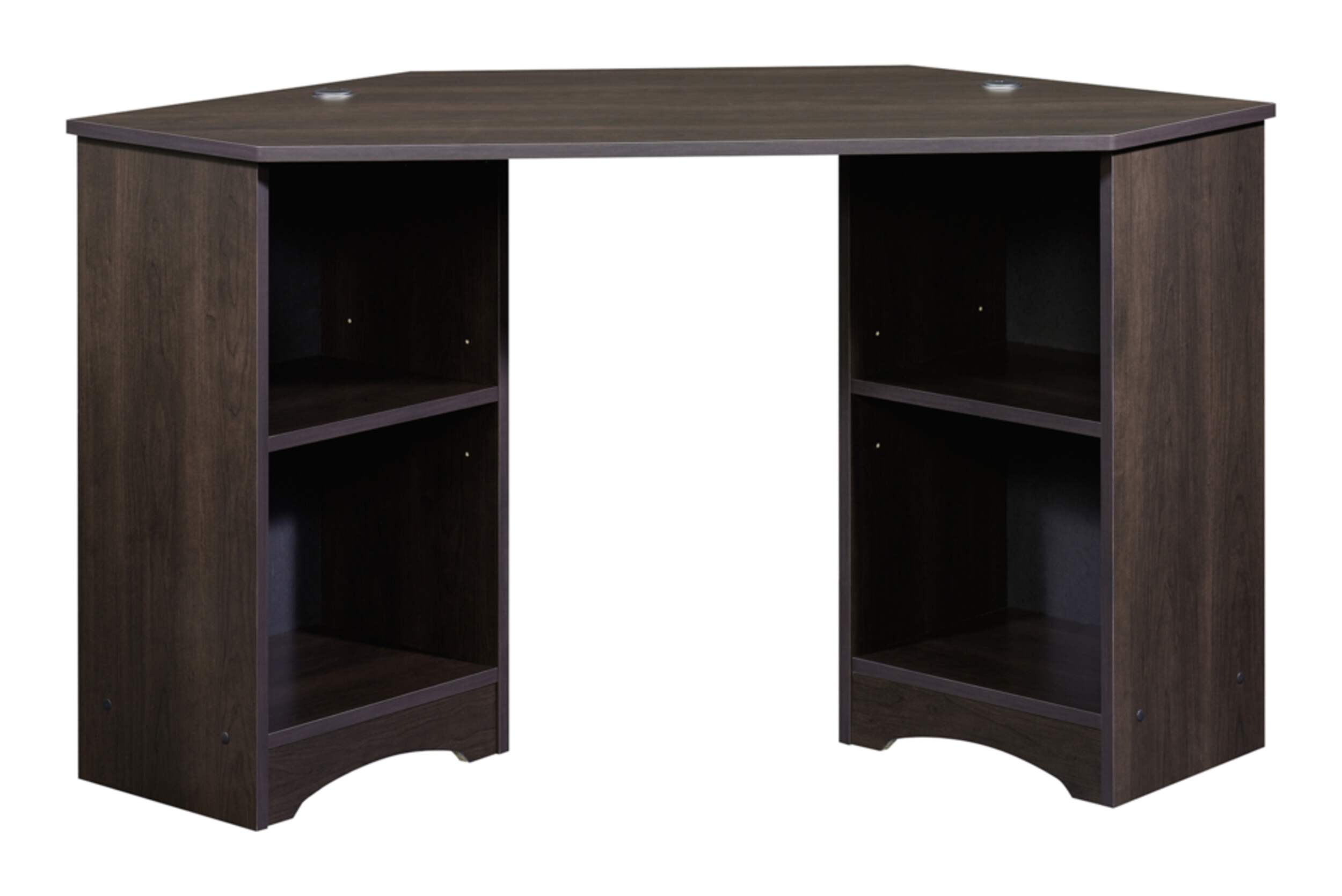 Sauder Beginnings Corner Office Desk, Cinnamon Cherry