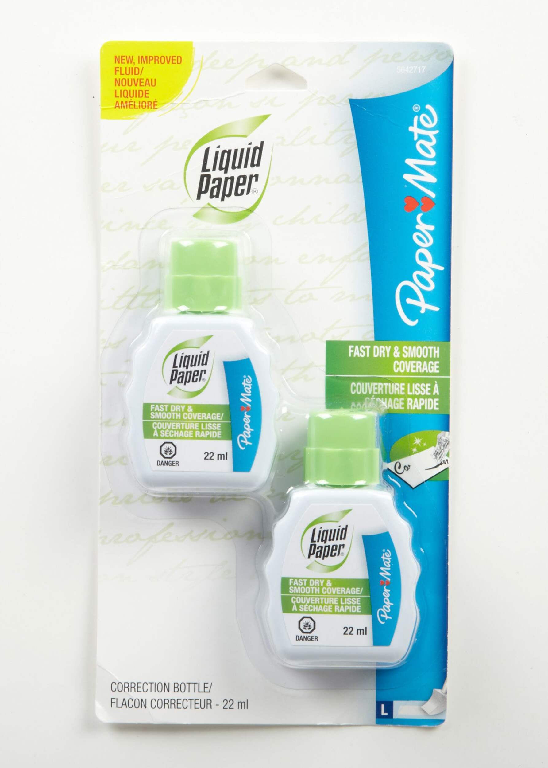 Paper Mate Liquid Paper White Out, 2-pk