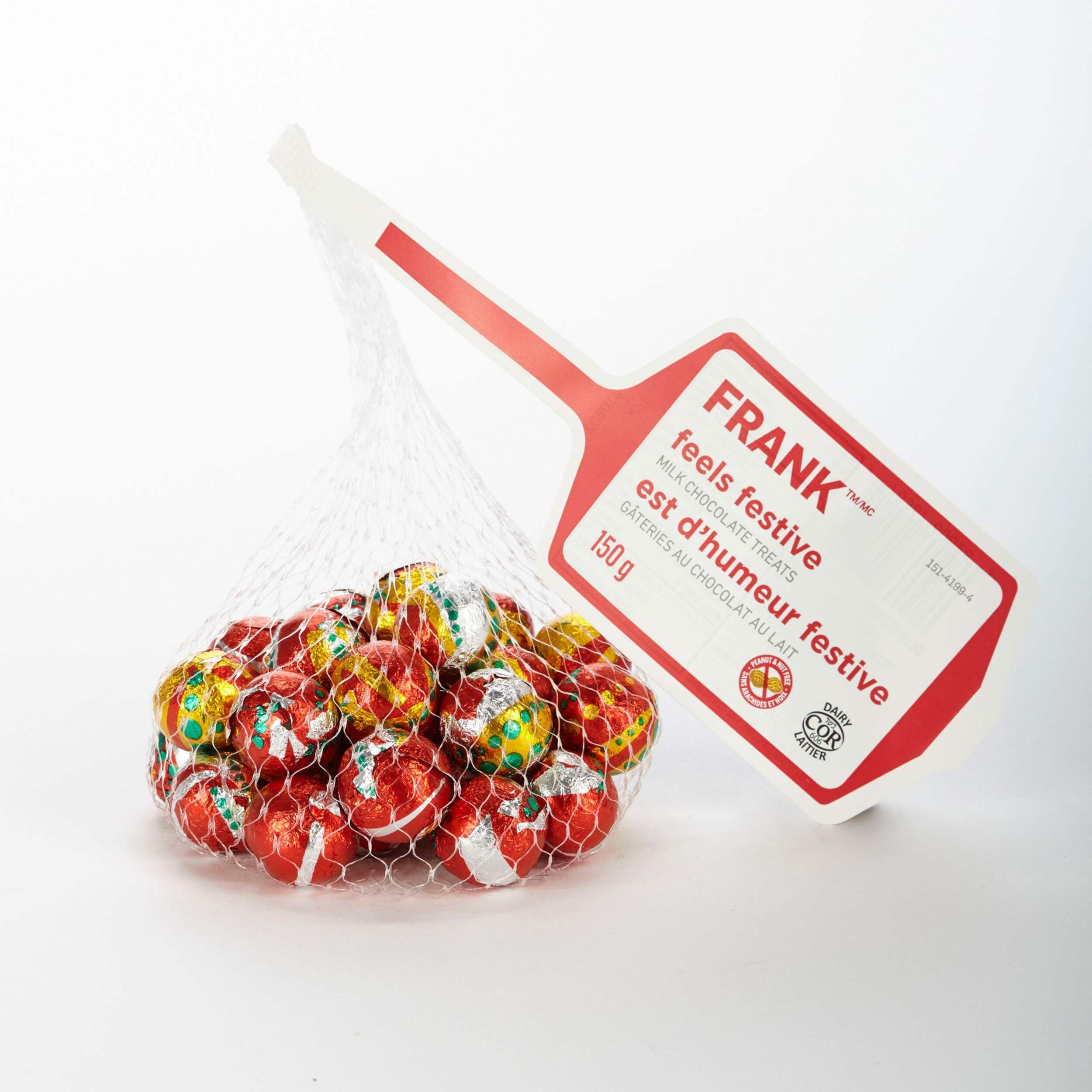 FRANK Milk Chocolate Balls, 150-g