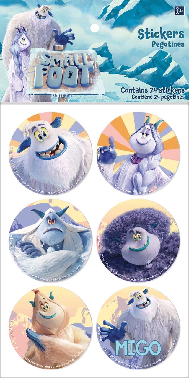 Smallfoot Stickers, 4-pk