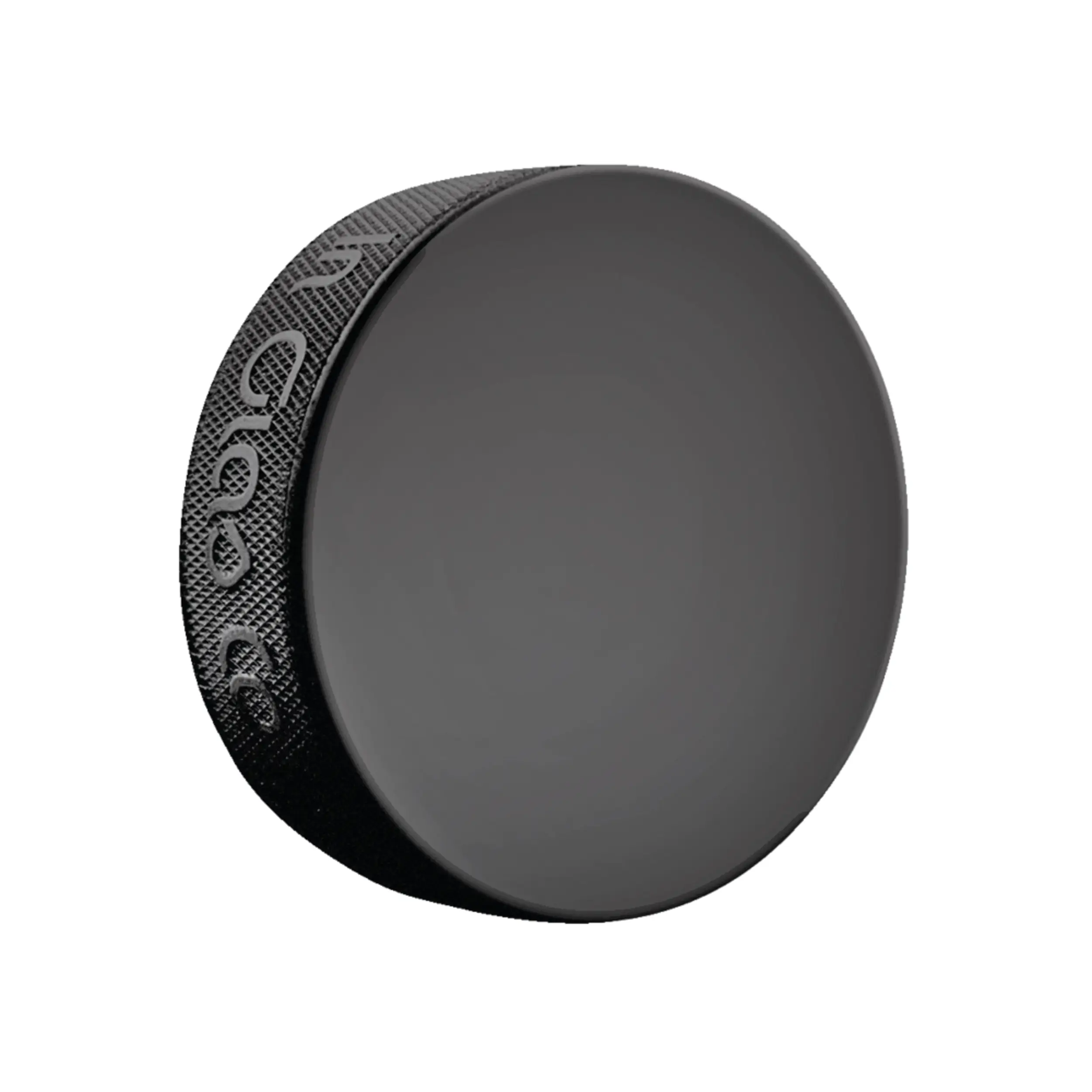 Hockey Puck, Black, 6-oz