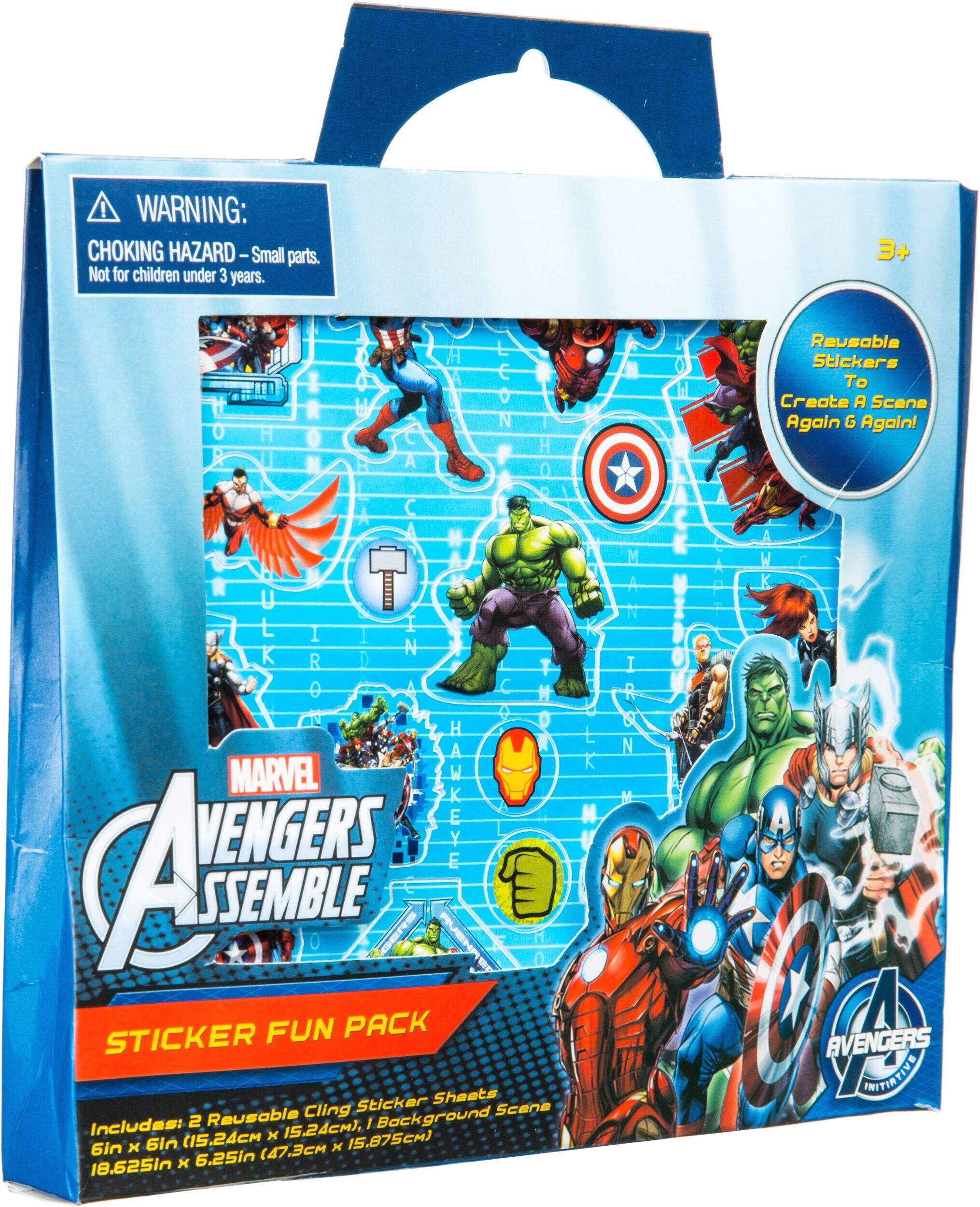 Avengers Sticker Fun Set, 3-ct
