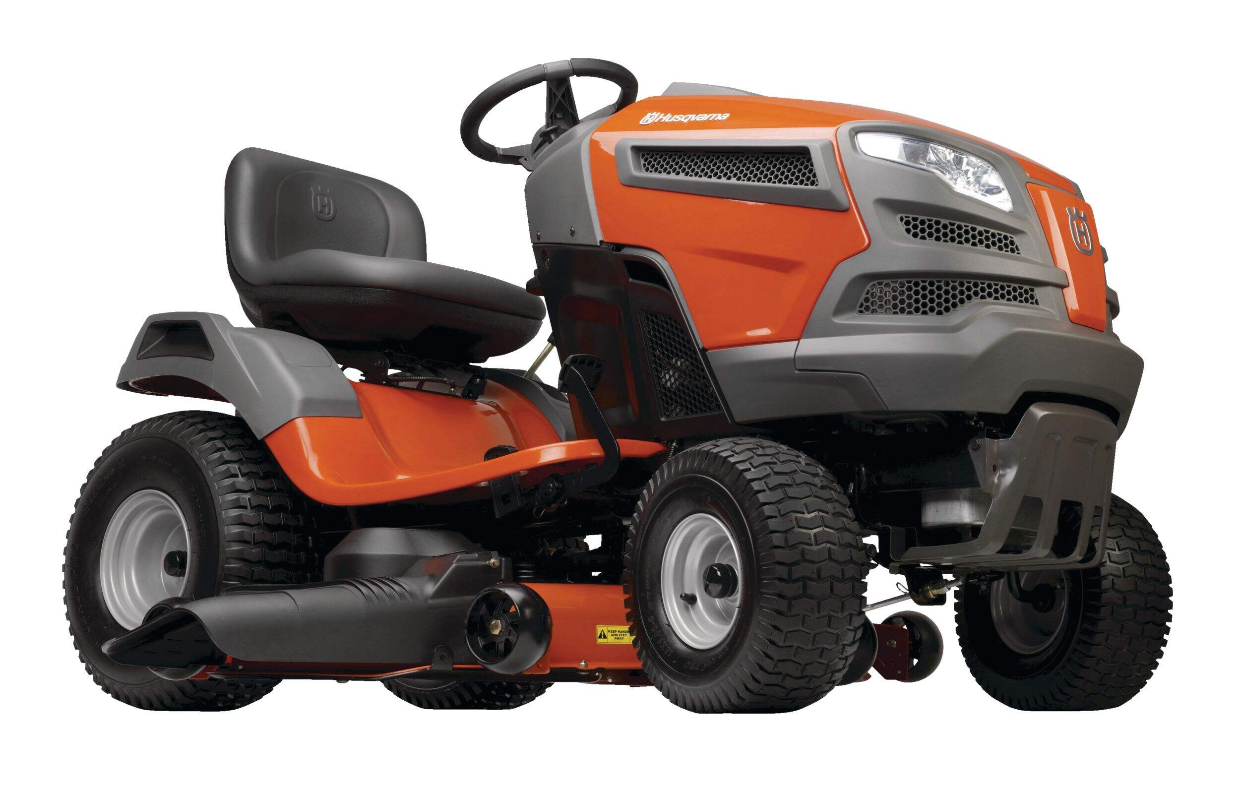 Husqvarna 18.5 HP Hydrostatic Gas Engine Variable Speed Lawn Tractor, Reverse Mow, 42-in