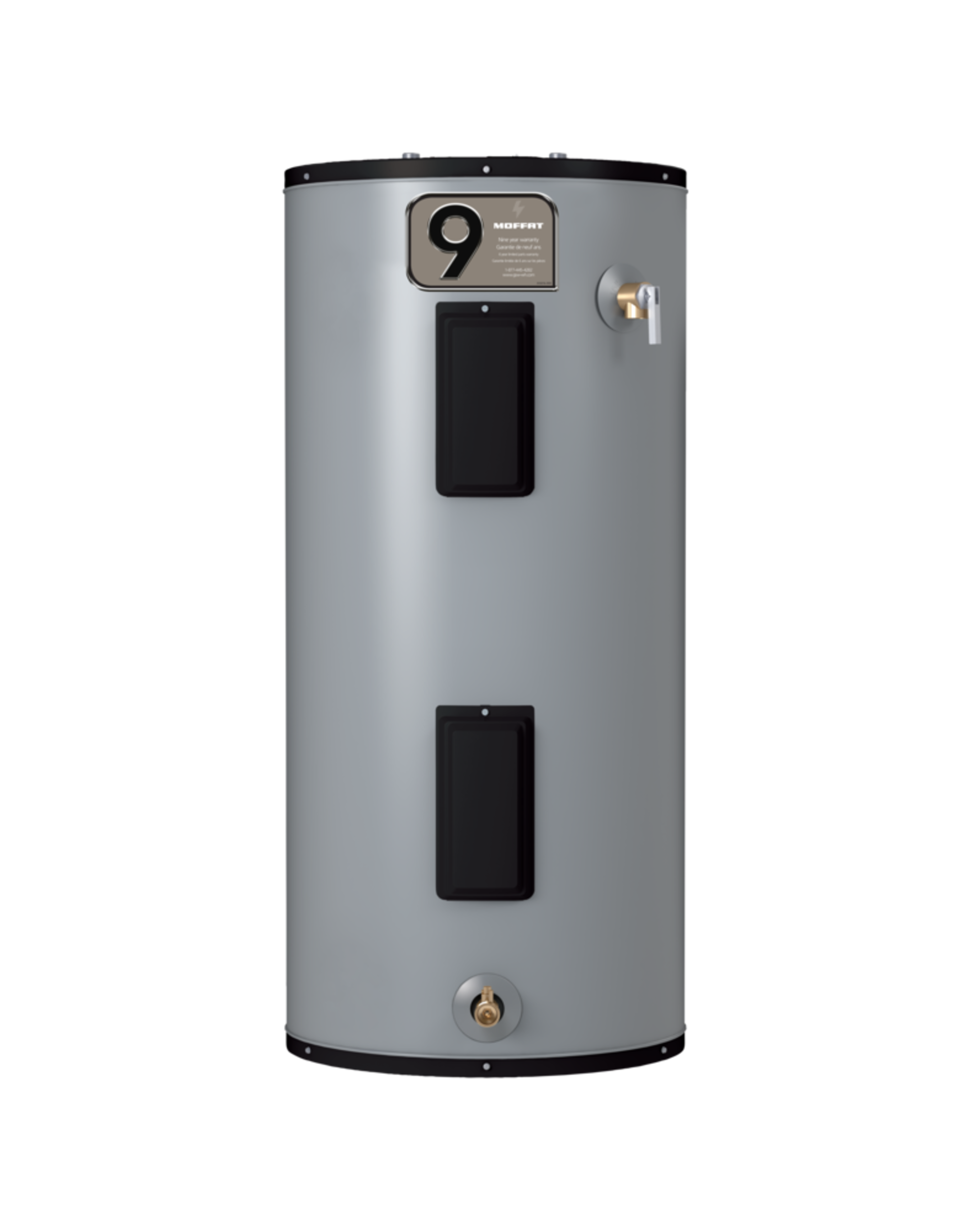 Moffat G980TDE-45 4500W 284-L Glass-Lining Top-Entry Electric Water Heater, Metallic