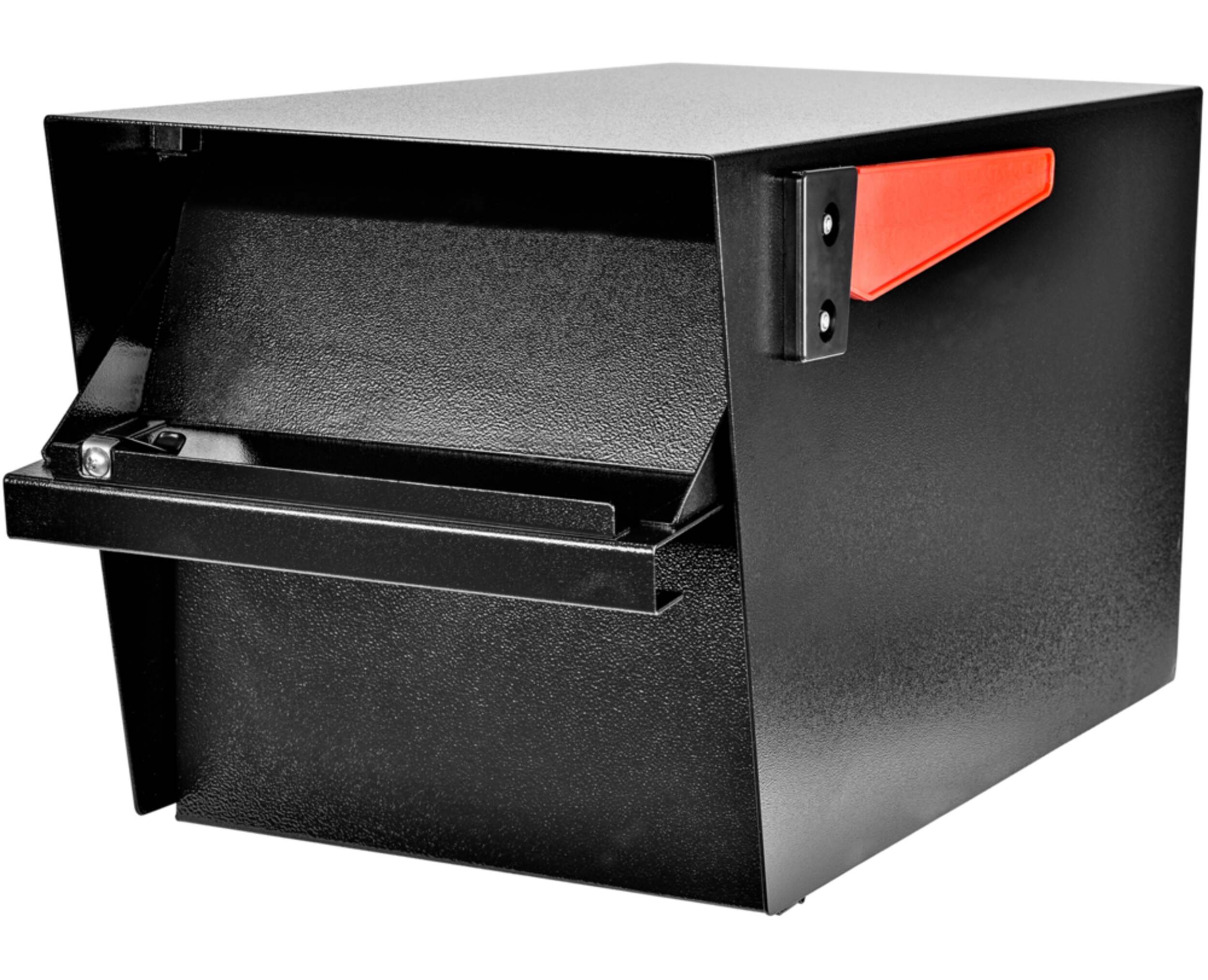 Mail Boss Mail Manager Locking Mailbox, Wall-Mountable, Black