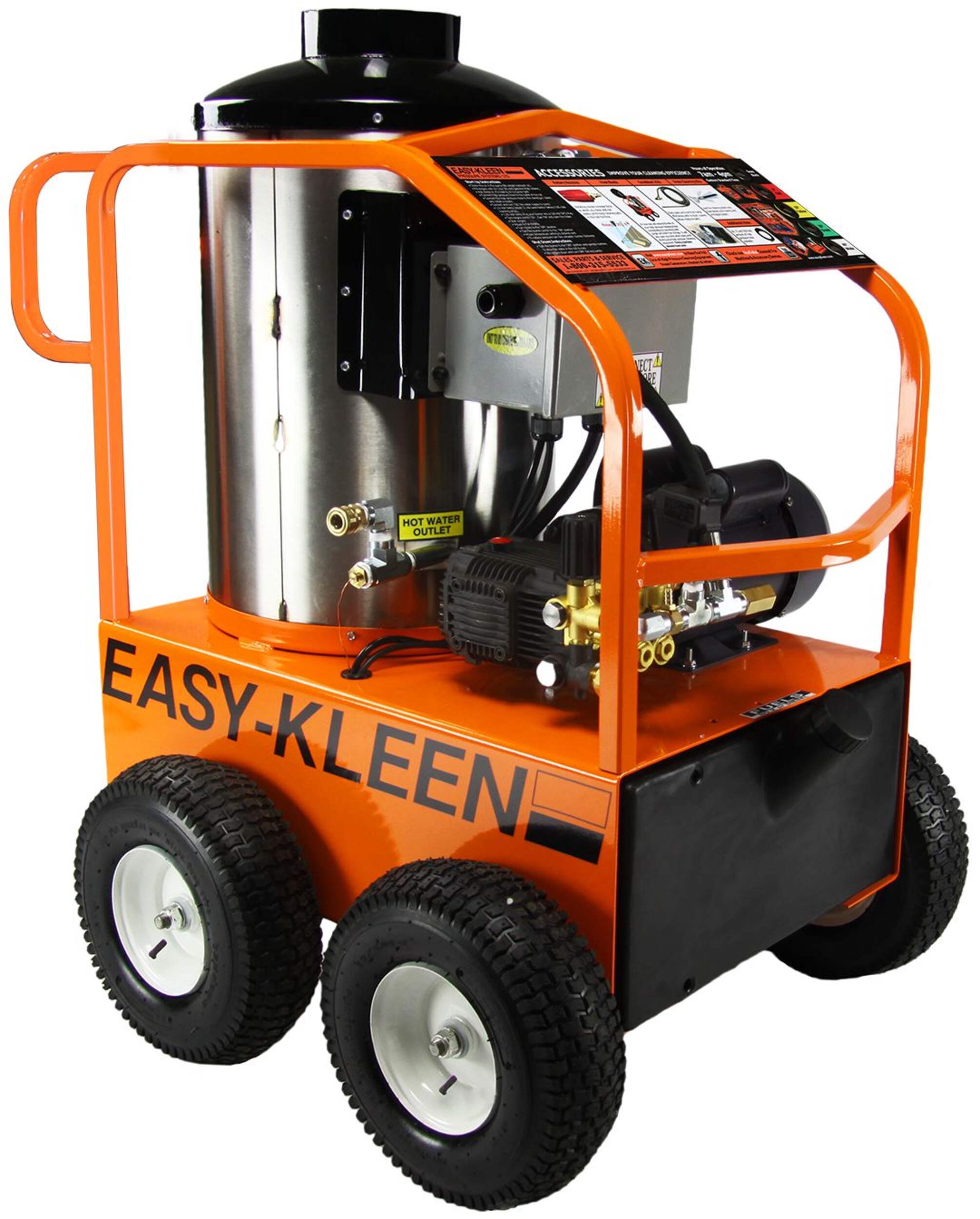 Easy-Kleen Commercial Hot Water 1500 PSI 2HP Electric Pressure Washer