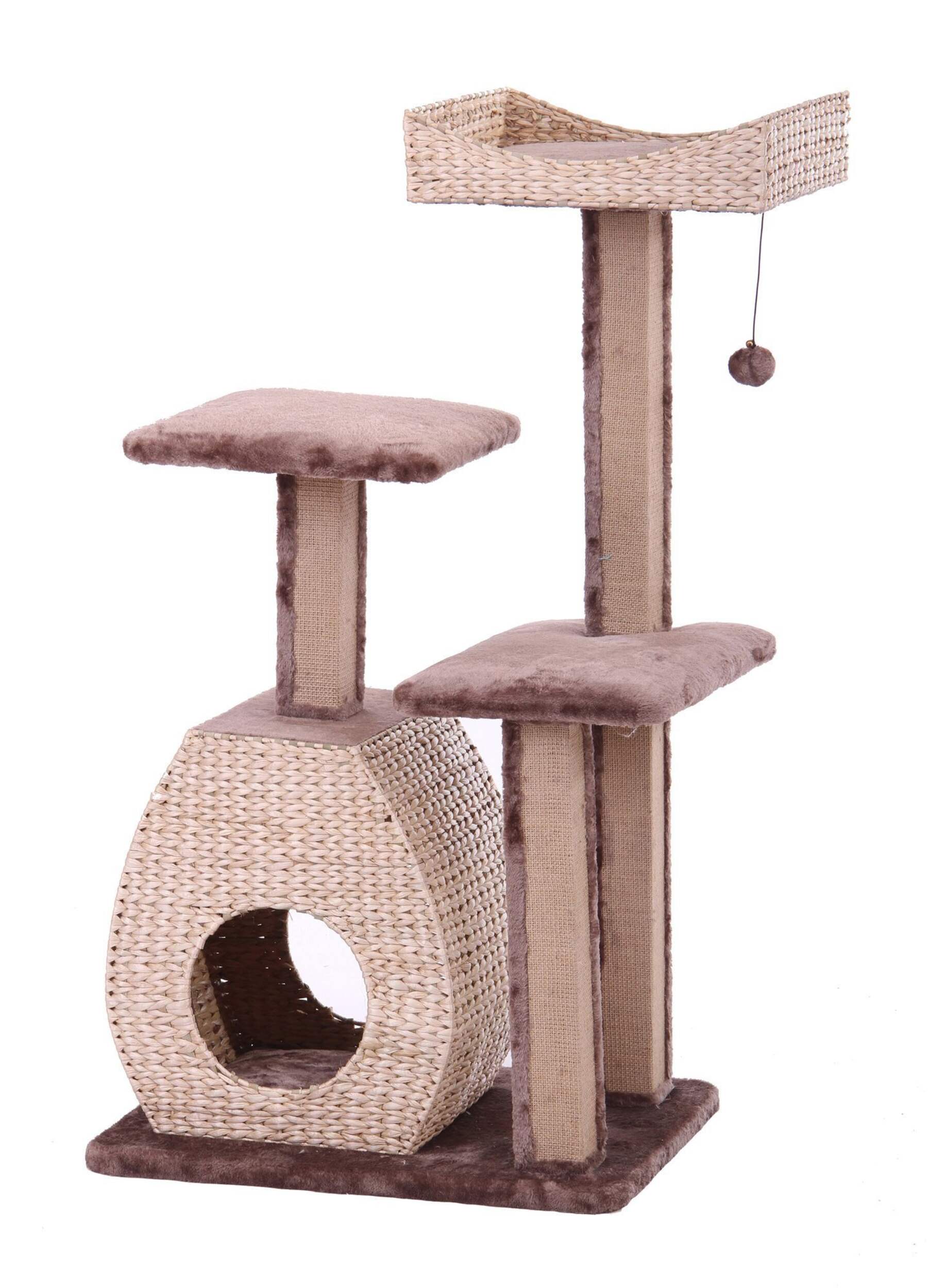 PetPals Bungalow Cat Tree, 48-in