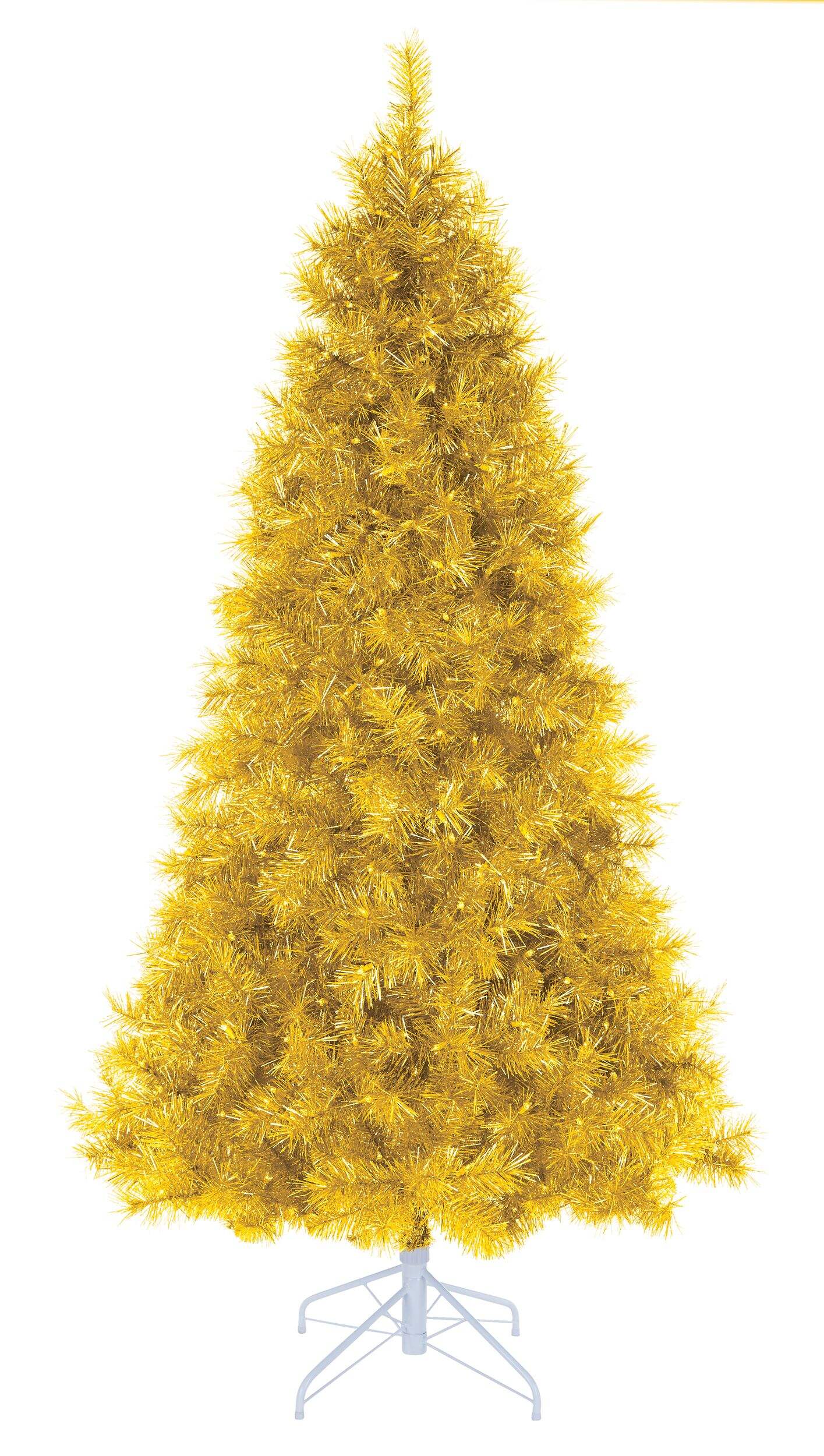 NOMA Tinsel Pre-Lit Christmas Tree, 7-ft