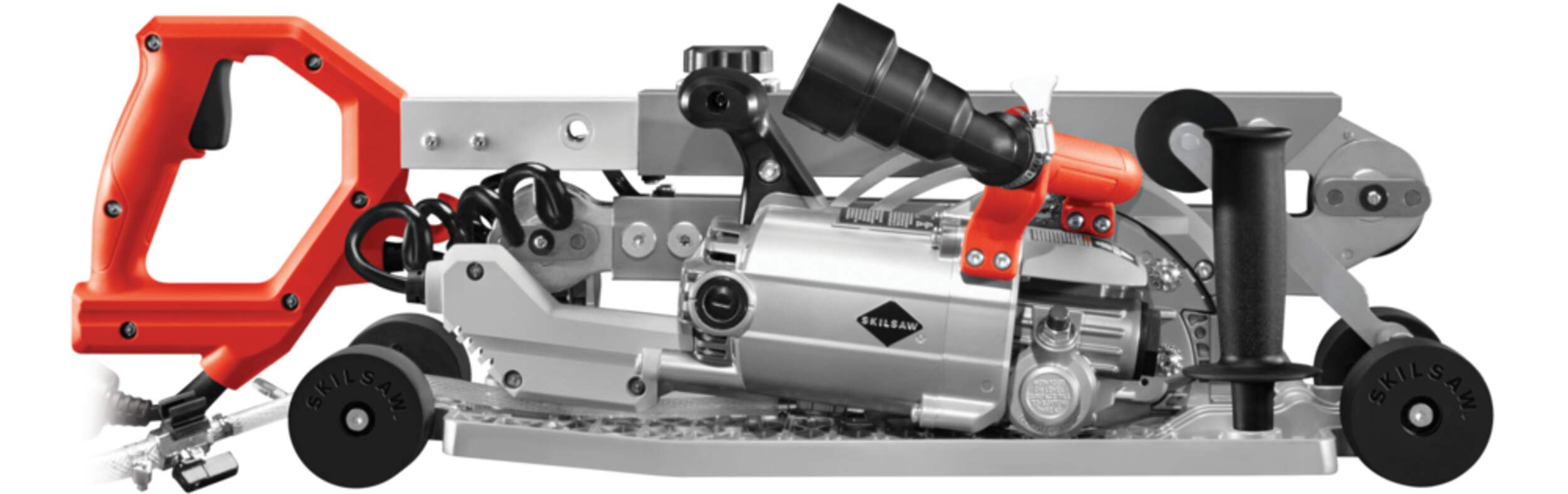 SKILSAW SPT79A-10 Medusaw Walk-Behind Worm Drive Circular Saw For Concrete with Dust Management, 7-in