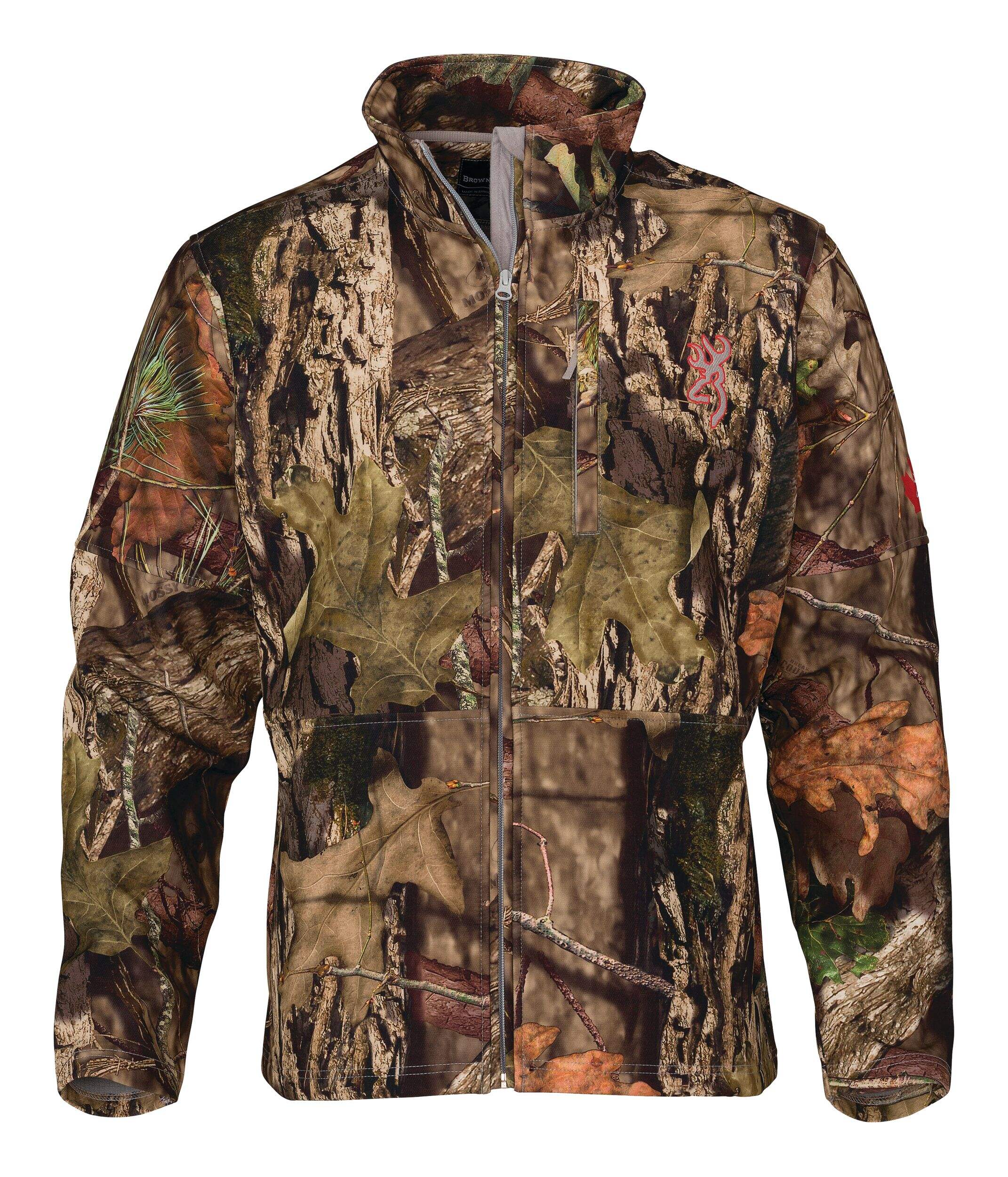 Browning Unisex Soft Shell Hunting Jacket with Utility Pocket, Camo