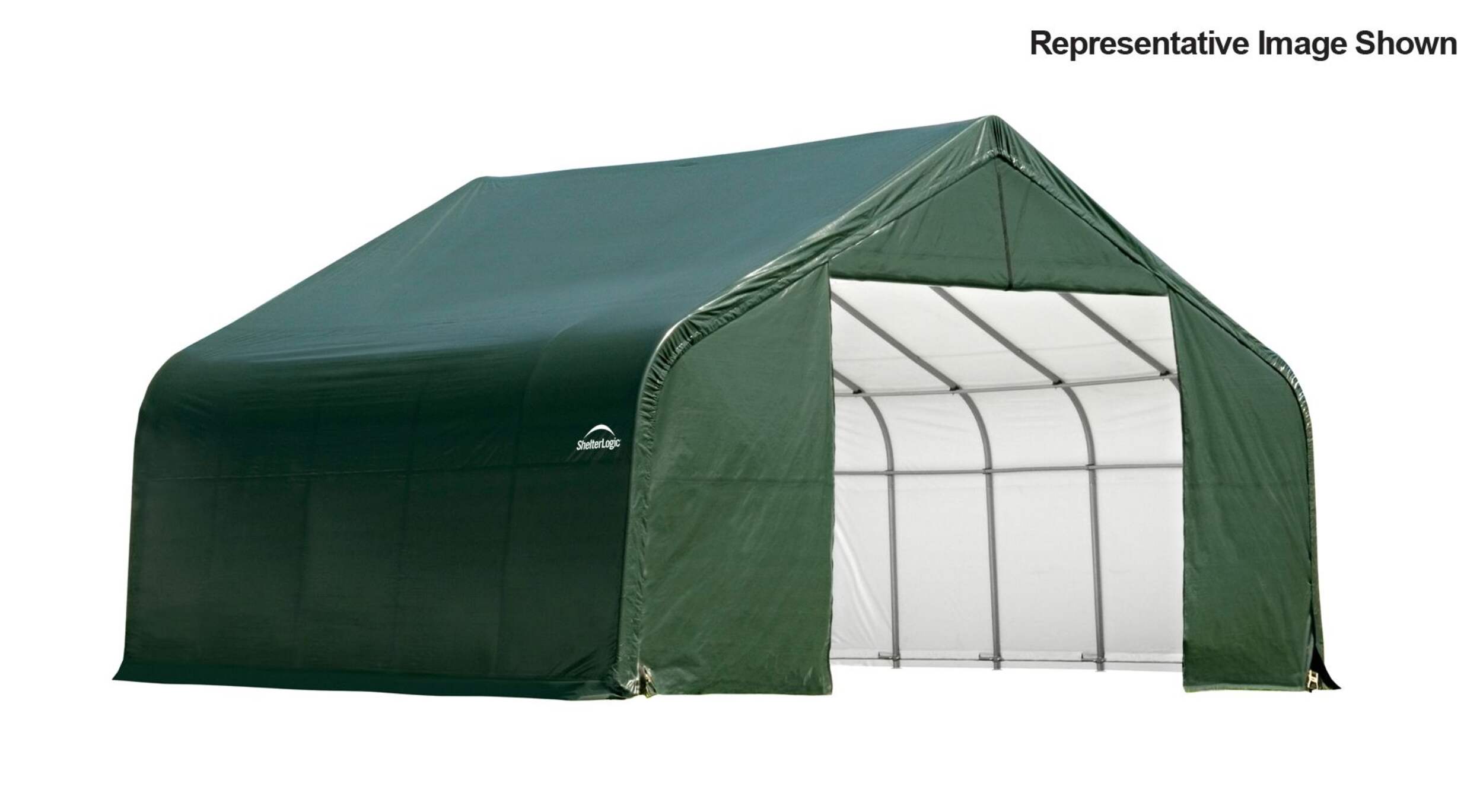ShelterLogic Peak Style Shelter, 30-ft x 20-ft x 16-ft