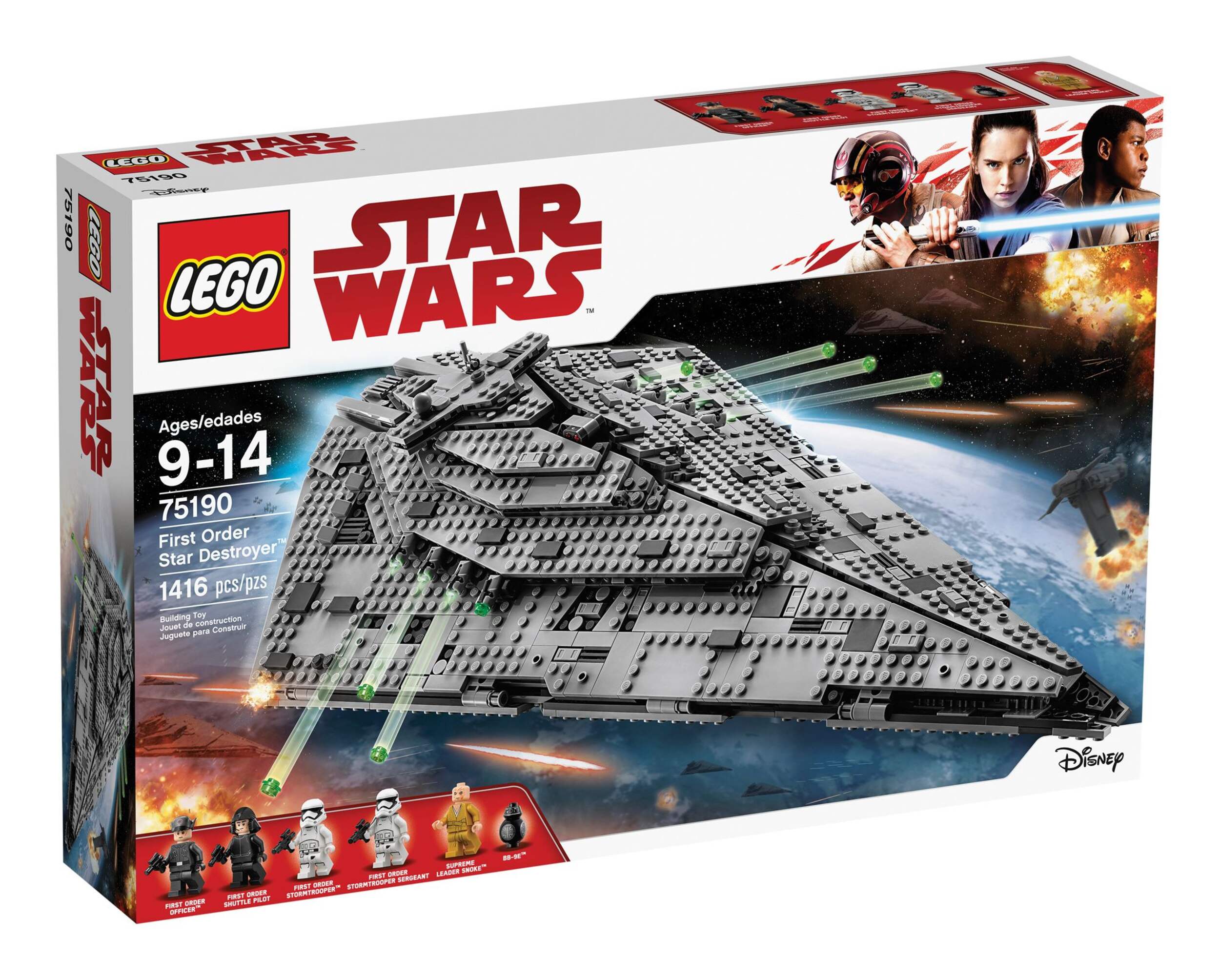LEGO Star Wars First Order Star Destroyer, 1416-pc