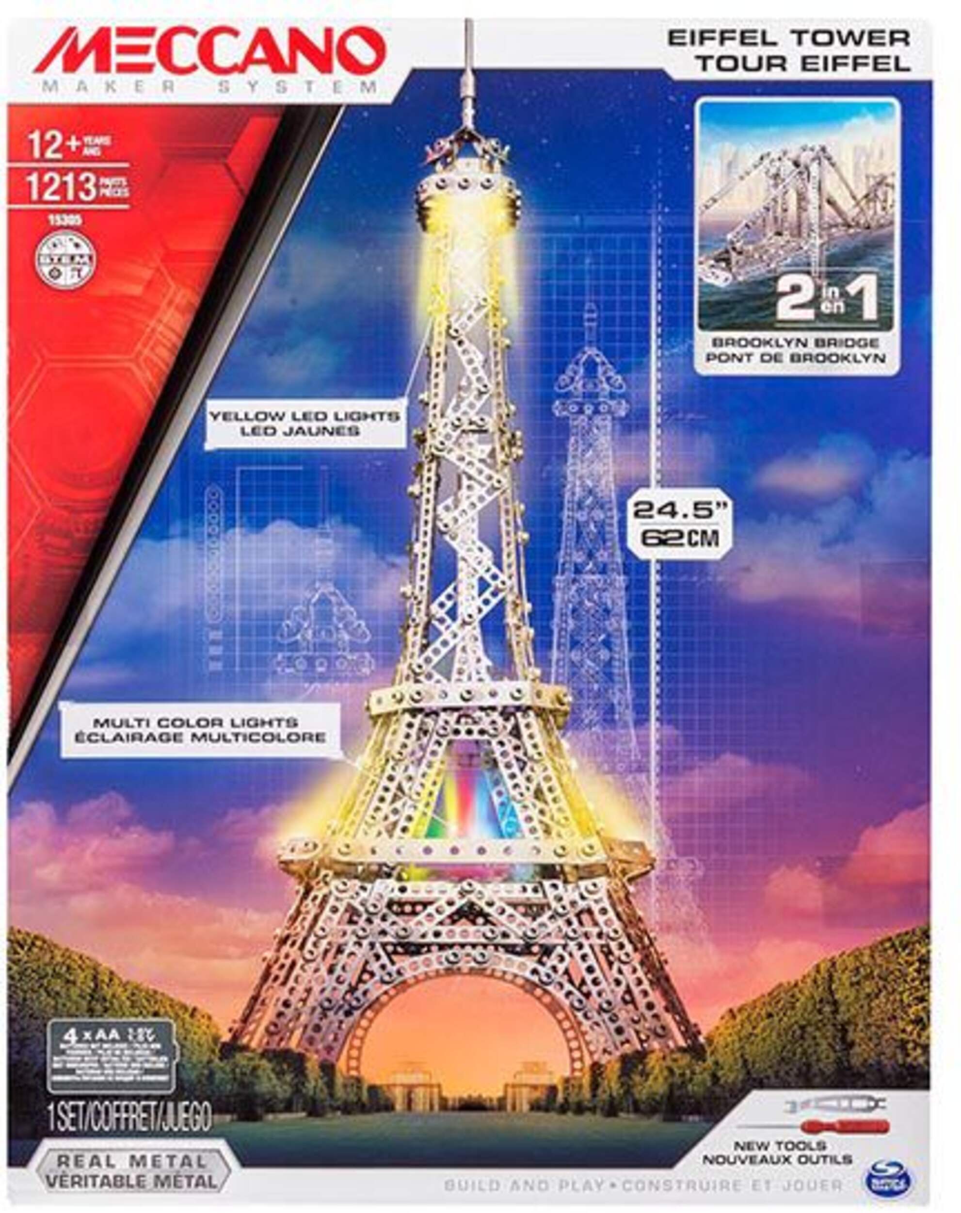Meccano Eiffel Tower 2-in-1 Model Set