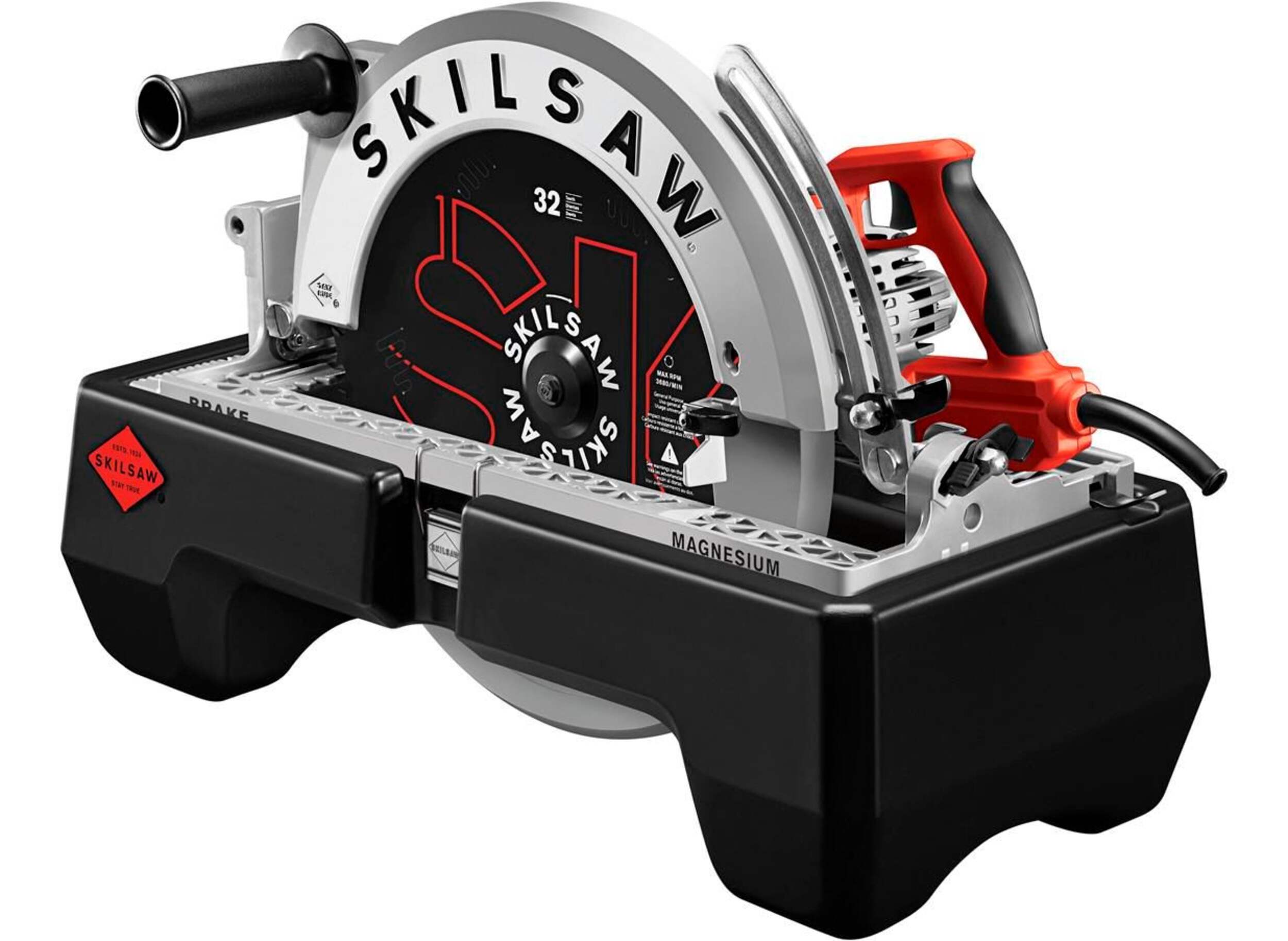 SKILSAW SPT70V-11 Sawsquatch 15A Magnesium Worm Drive Circular Saw with E-Brake, 16-5/16-in